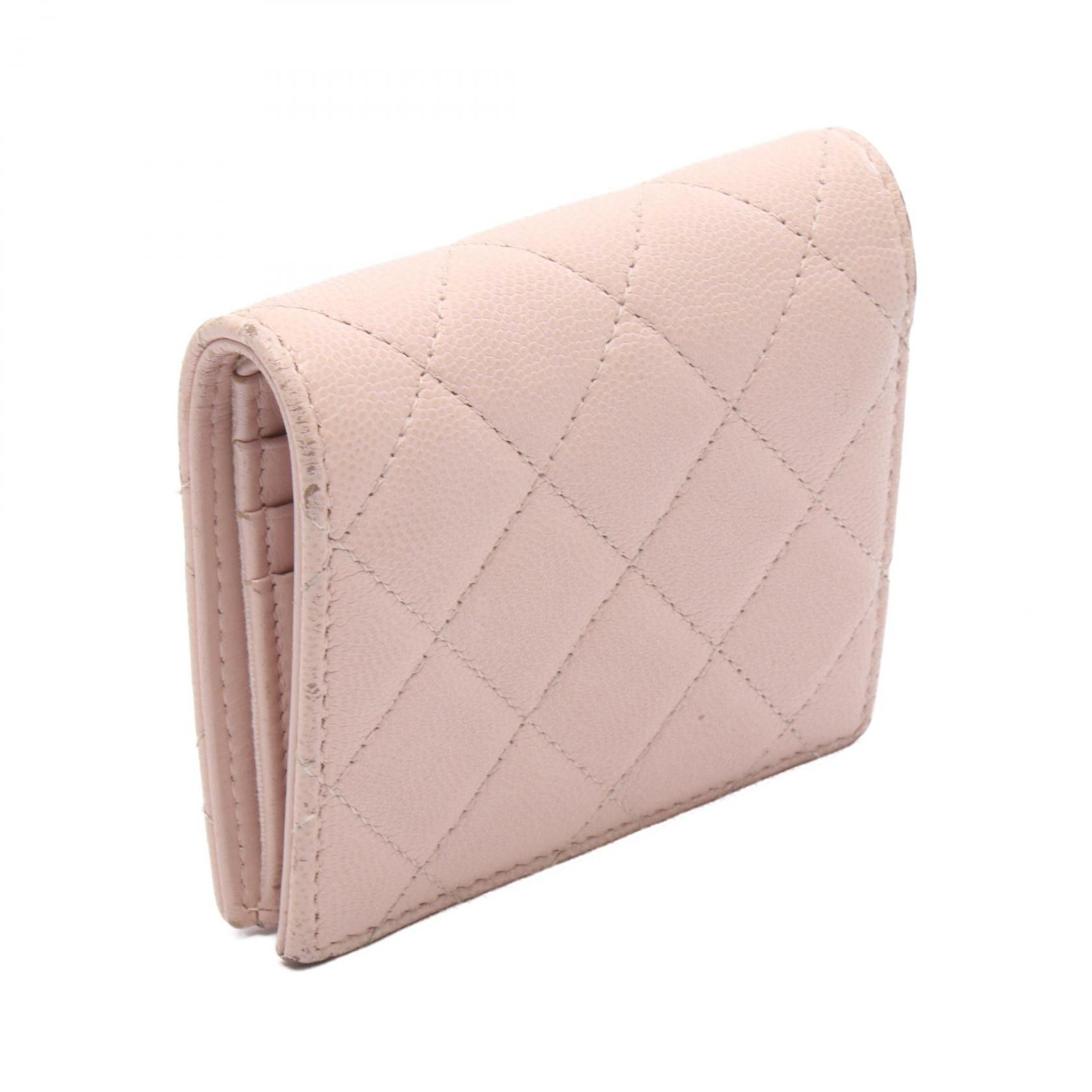 Chanel Chanel CHANEL Matelasse Grained Calf Small Wallet Leather Short Wallet AP3341 DUTY FREE for USA Size ONE SIZE - 2 Thumbnail