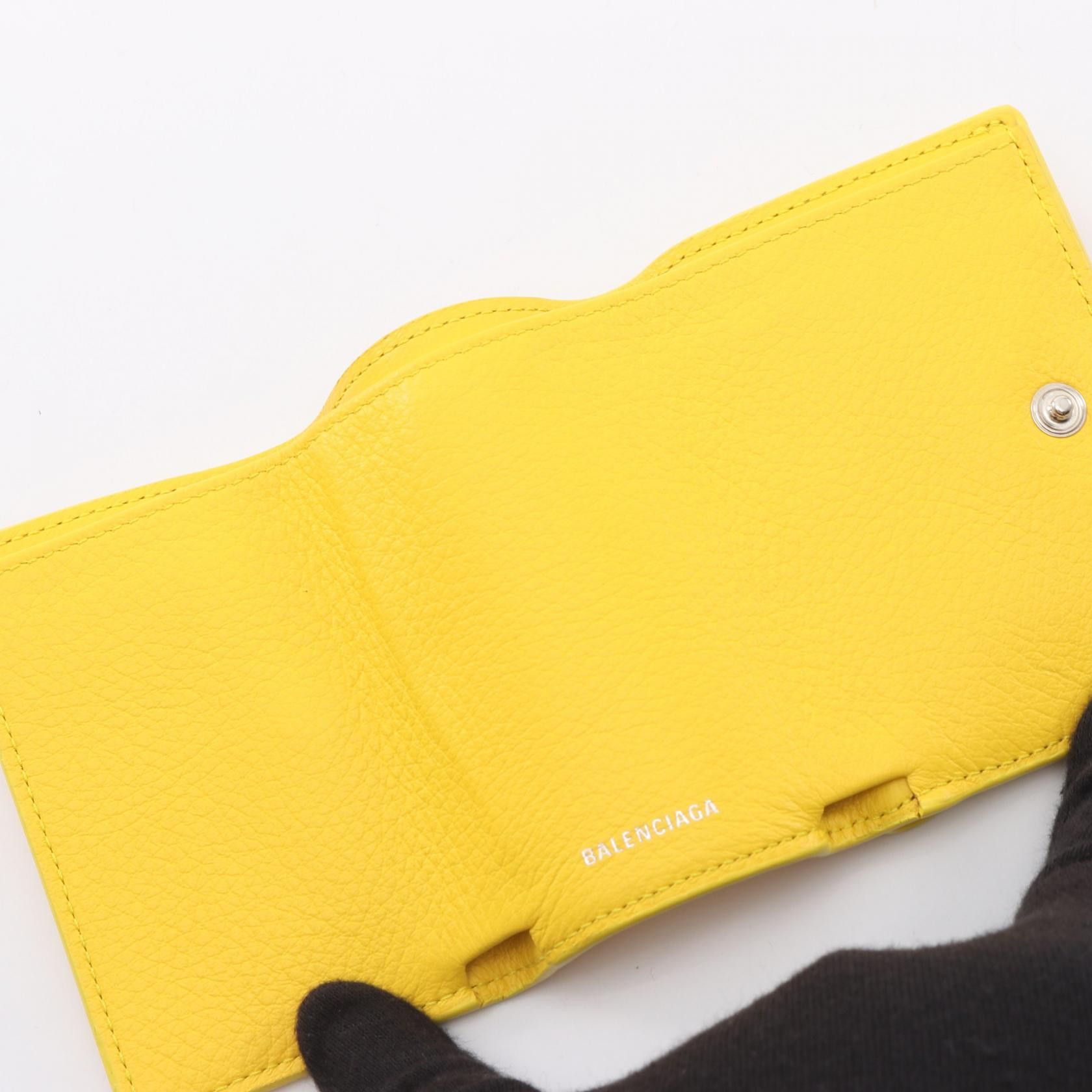 Balenciaga Balenciaga Balenciaga Paper Mini Wallet Trifold Wallet Leather Short Wallet 391446 DUTY FREE for USA Size ONE SIZE - 3 Thumbnail