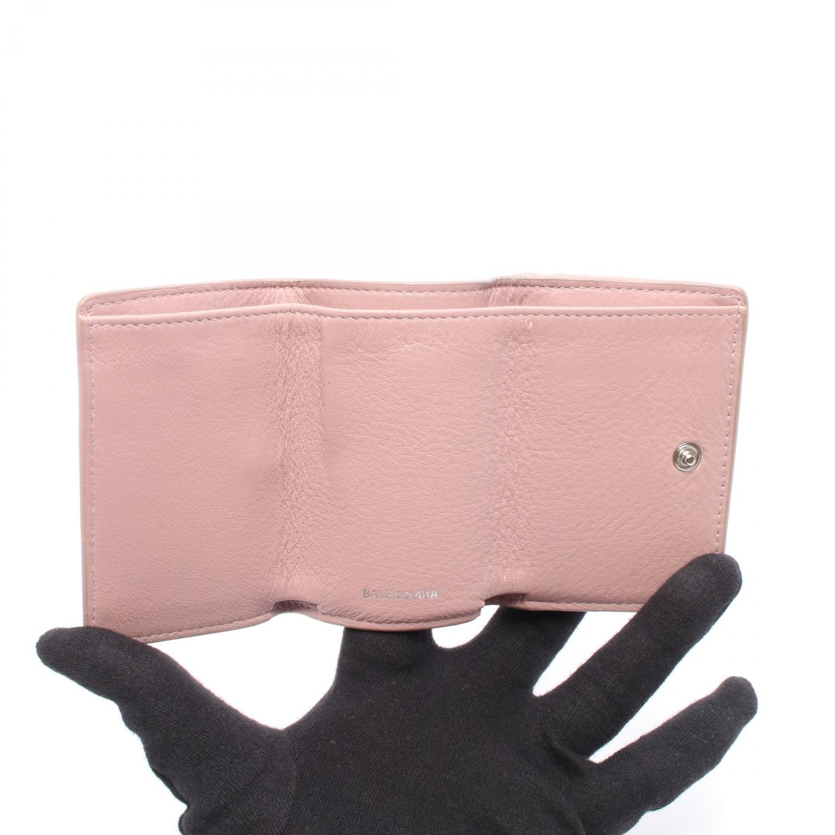 Balenciaga Balenciaga Balenciaga Paper Mini Wallet Trifold Wallet Leather Short Wallet 391446 DUTY FREE for USA Size ONE SIZE - 3 Thumbnail