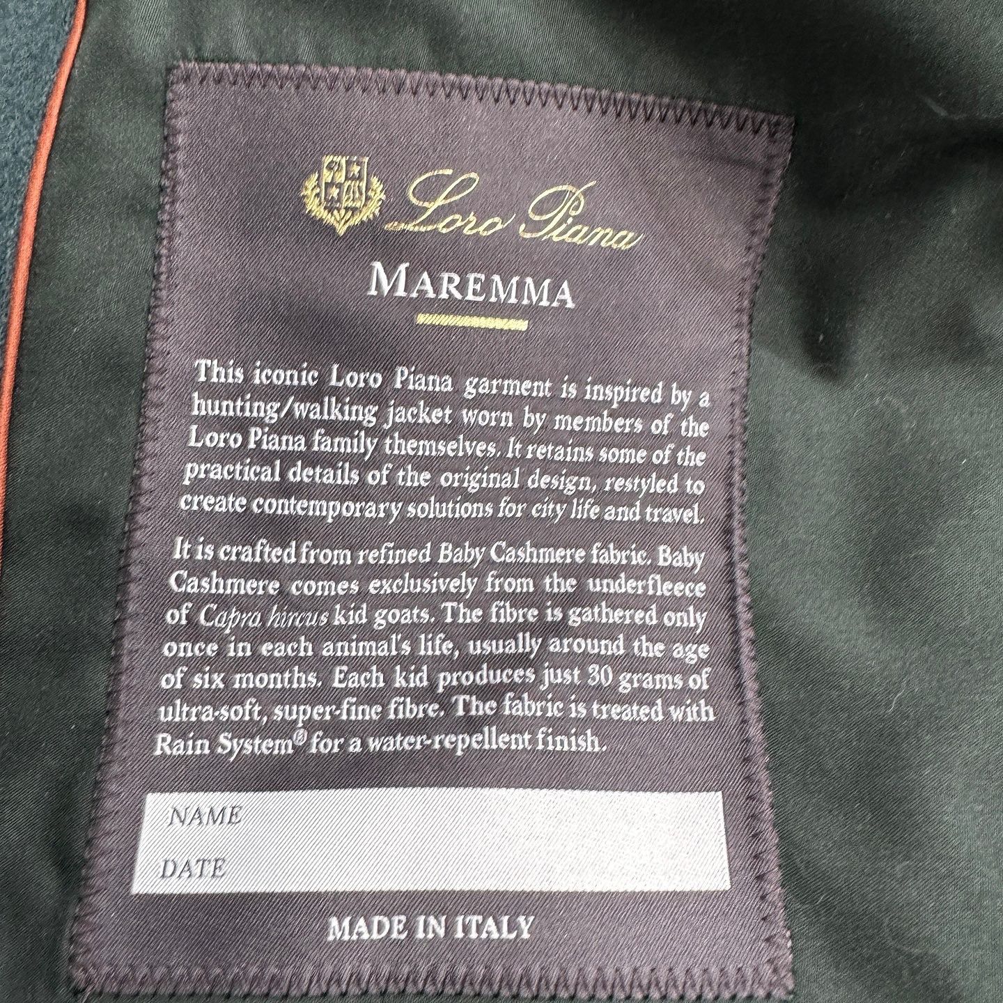 Loro Piana Loro Piana Maremma Baby Cashmere Coat Size XL Size US XL / EU 56 / 4 - 5 Thumbnail