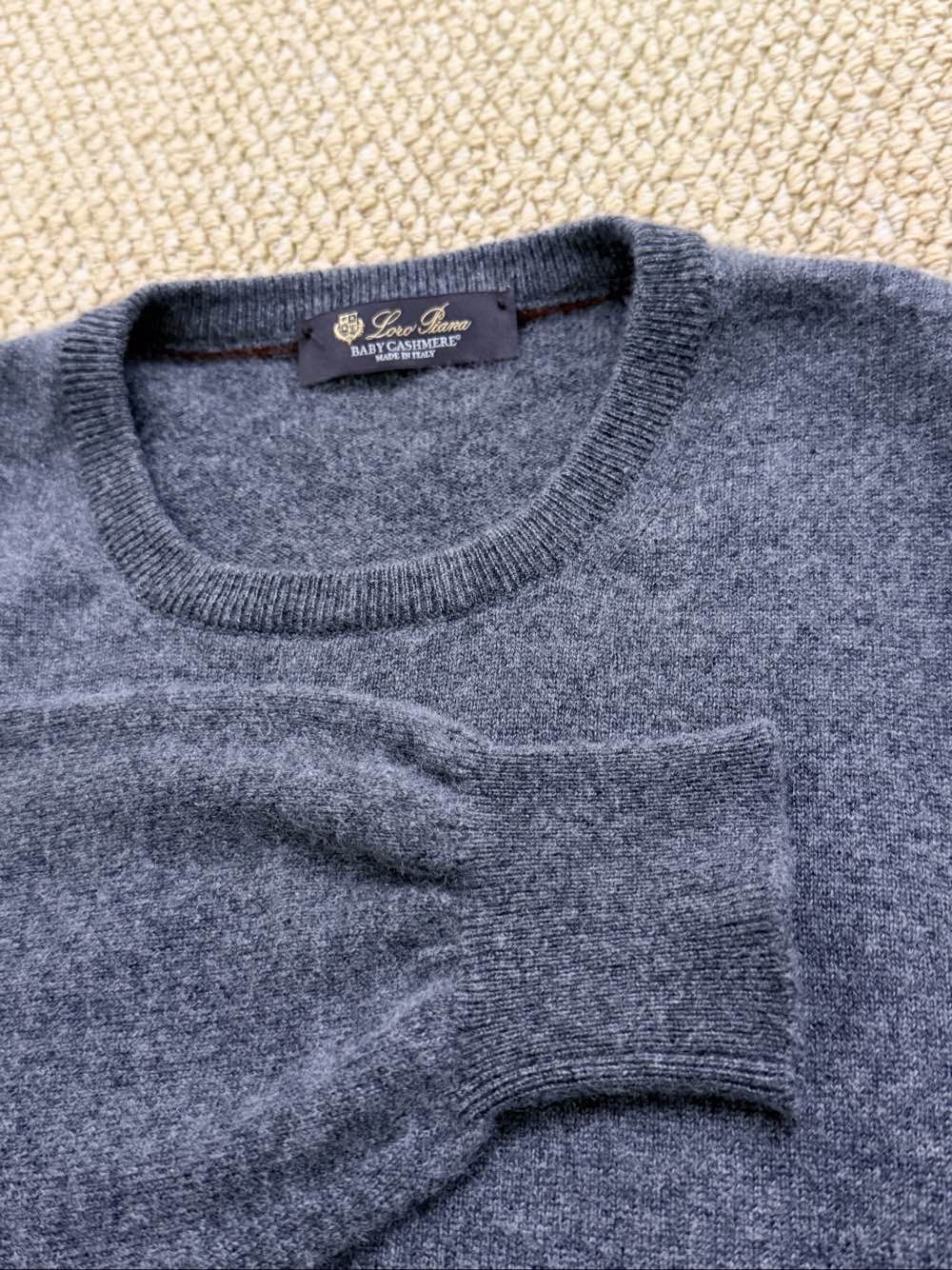Loro Piana Loro Piana Baby Cashmere Crew Neck Sweater Size L Size US L / EU 52-54 / 3 - 5 Thumbnail