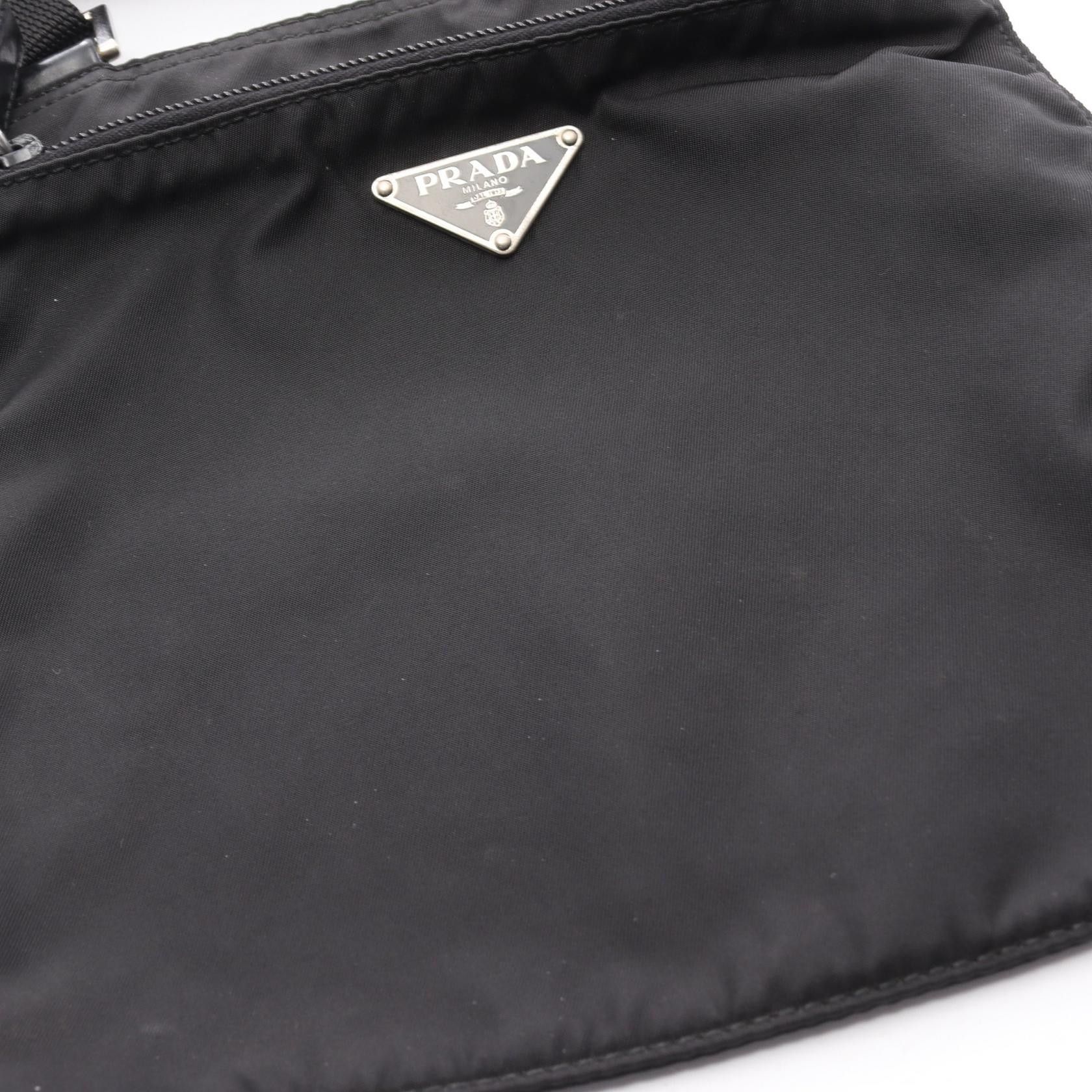 Prada Prada Prada Nylon Leather Shoulder Bag Glass Shoulder Bag DUTY FREE for USA Size ONE SIZE - 9 Thumbnail