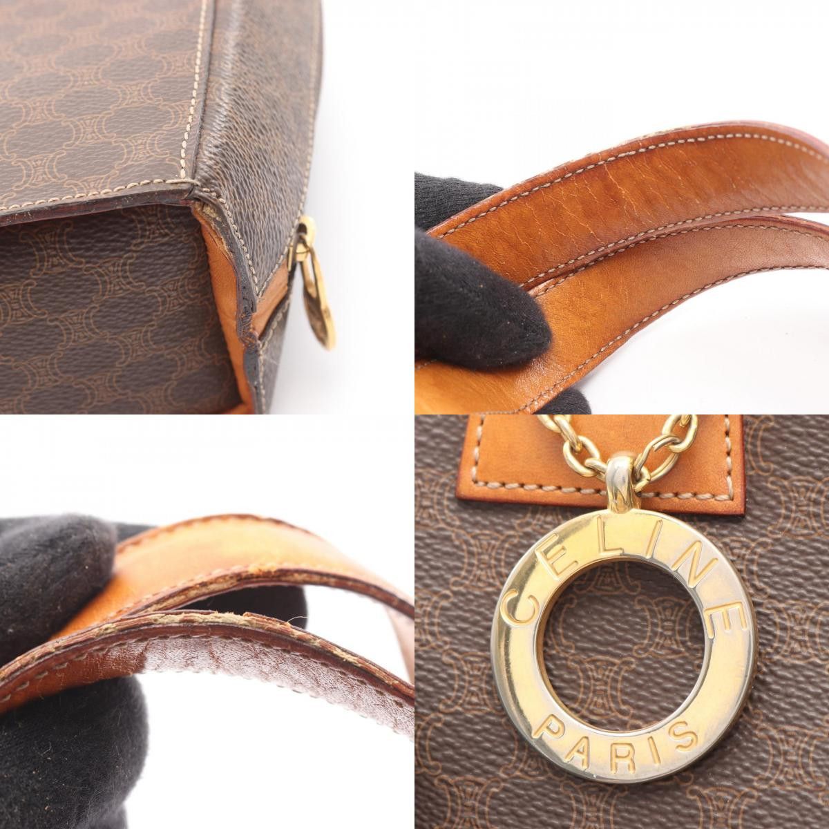 Celine Celine CELINE Macadam Coated Canvas Handbag Plastic / Synthetic Handbag DUTY FREE for USA Size ONE SIZE - 10 Thumbnail