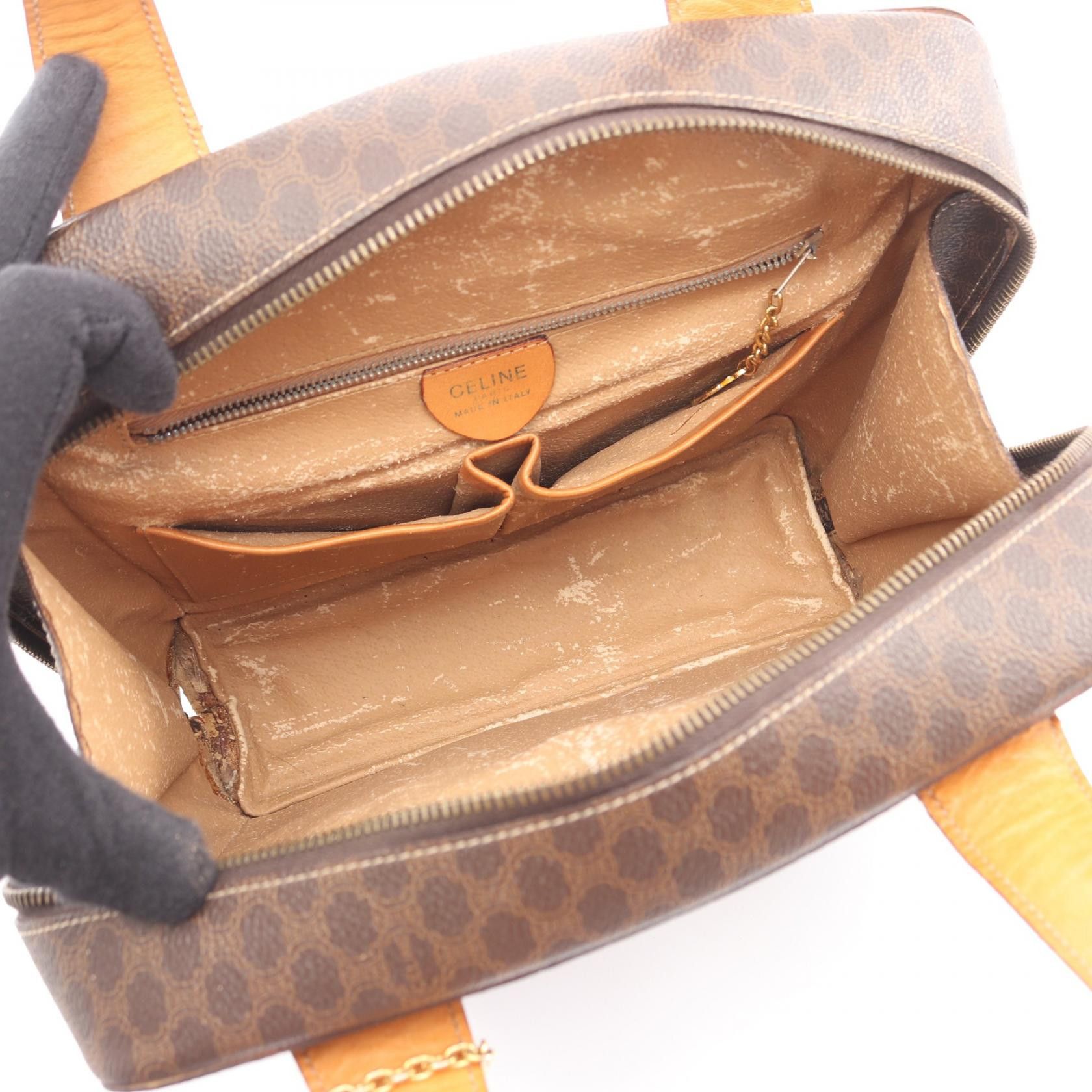 Celine Celine CELINE Macadam Coated Canvas Handbag Plastic / Synthetic Handbag DUTY FREE for USA Size ONE SIZE - 3 Thumbnail