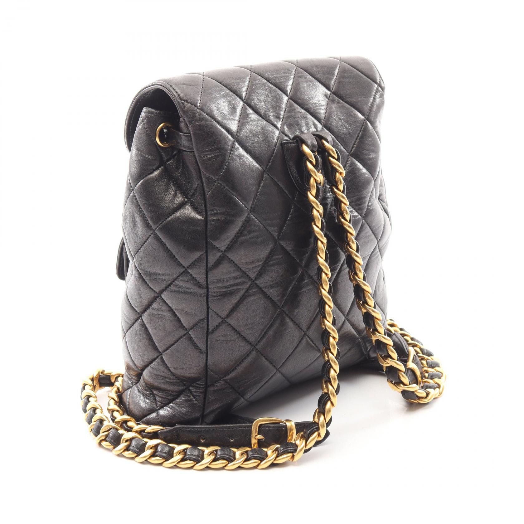 Chanel Chanel Chanel Matelasse Lambskin Backpack Leather Backpack DUTY FREE for USA Size ONE SIZE - 2 Thumbnail