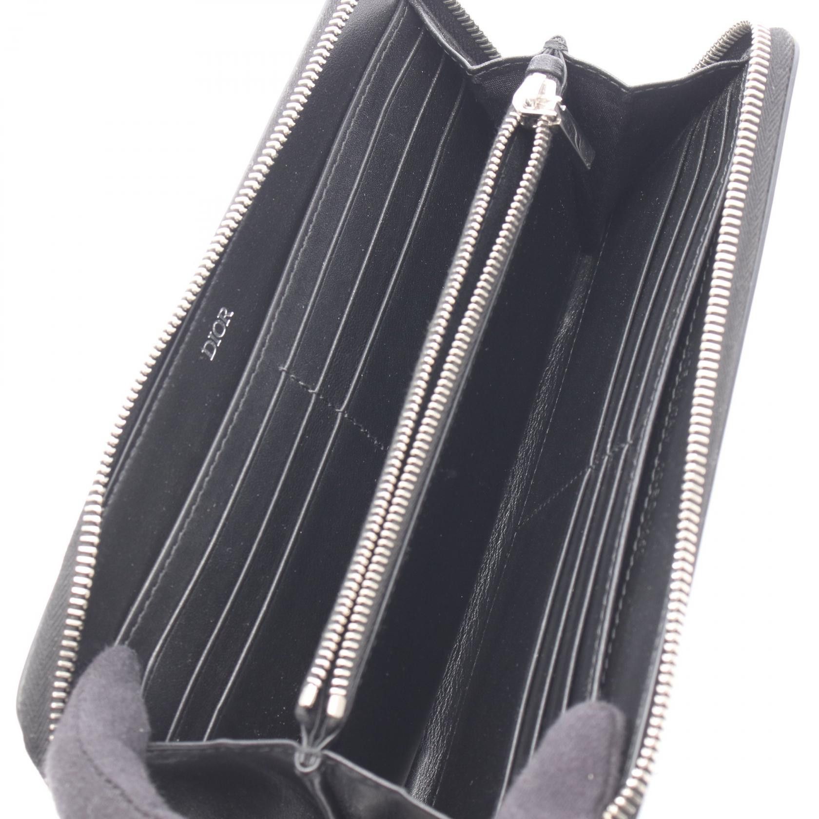 Dior Dior Dior Oblique Galaxy Leather Long Wallet Leather Long Wallet DUTY FREE for USA Size ONE SIZE - 3 Thumbnail