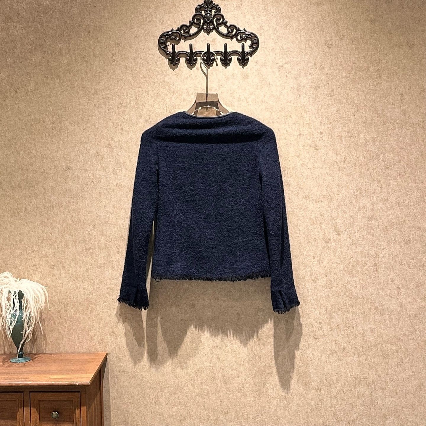 Loro Piana Loro Piana Blue Wool Alpaca Blend Jacket Size 36 Size XS / US 0-2 / IT 36-38 - 2 Thumbnail