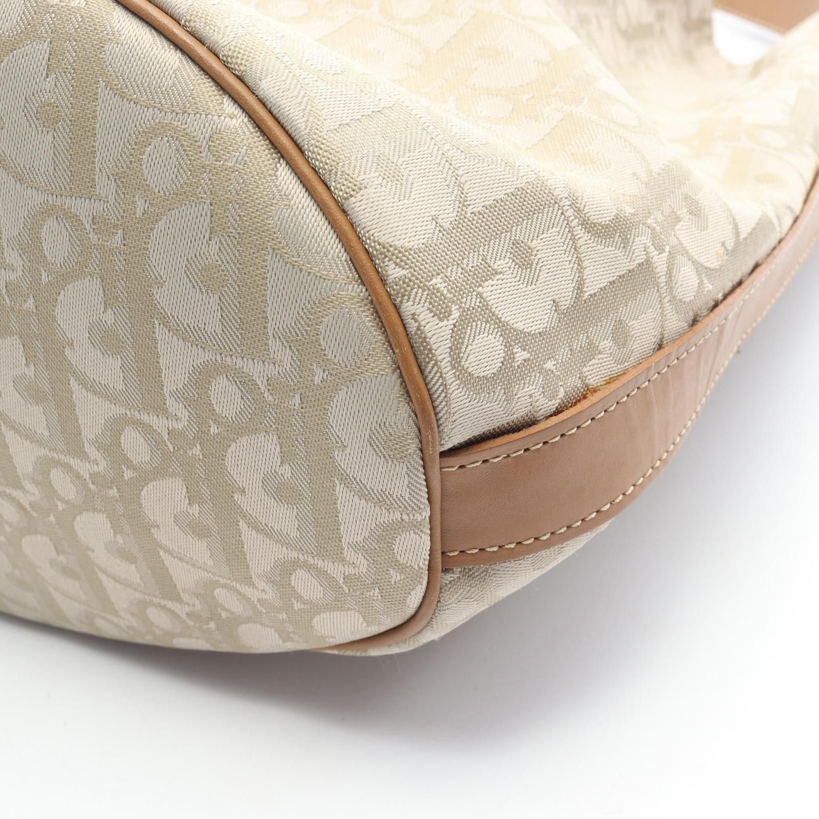 Dior Dior Christian Dior Trotter Nylon Canvas Leather Shoulder Bag Leather Shoulder Bag DUTY FREE for USA Size ONE SIZE - 7 Thumbnail