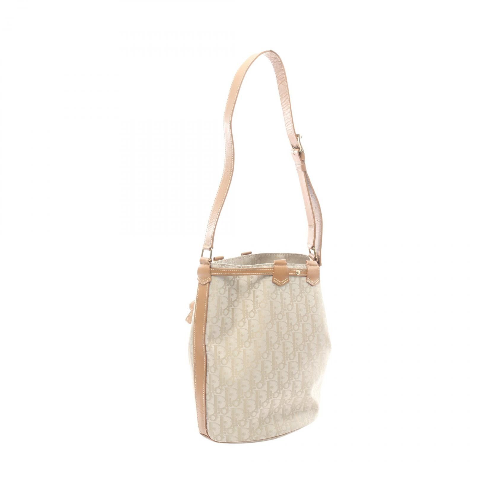 Dior Dior Christian Dior Trotter Nylon Canvas Leather Shoulder Bag Leather Shoulder Bag DUTY FREE for USA Size ONE SIZE - 2 Thumbnail