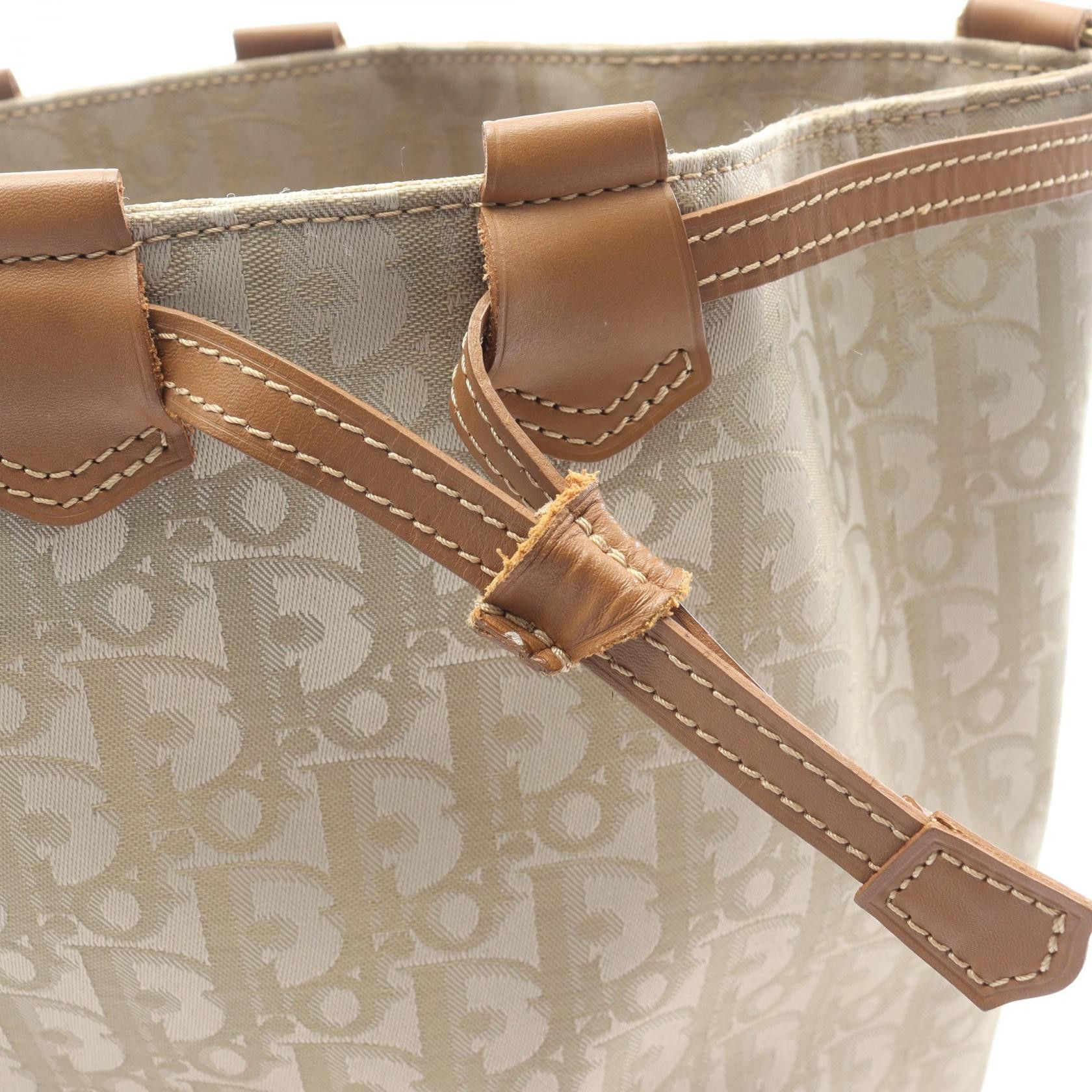 Dior Dior Christian Dior Trotter Nylon Canvas Leather Shoulder Bag Leather Shoulder Bag DUTY FREE for USA Size ONE SIZE - 6 Thumbnail