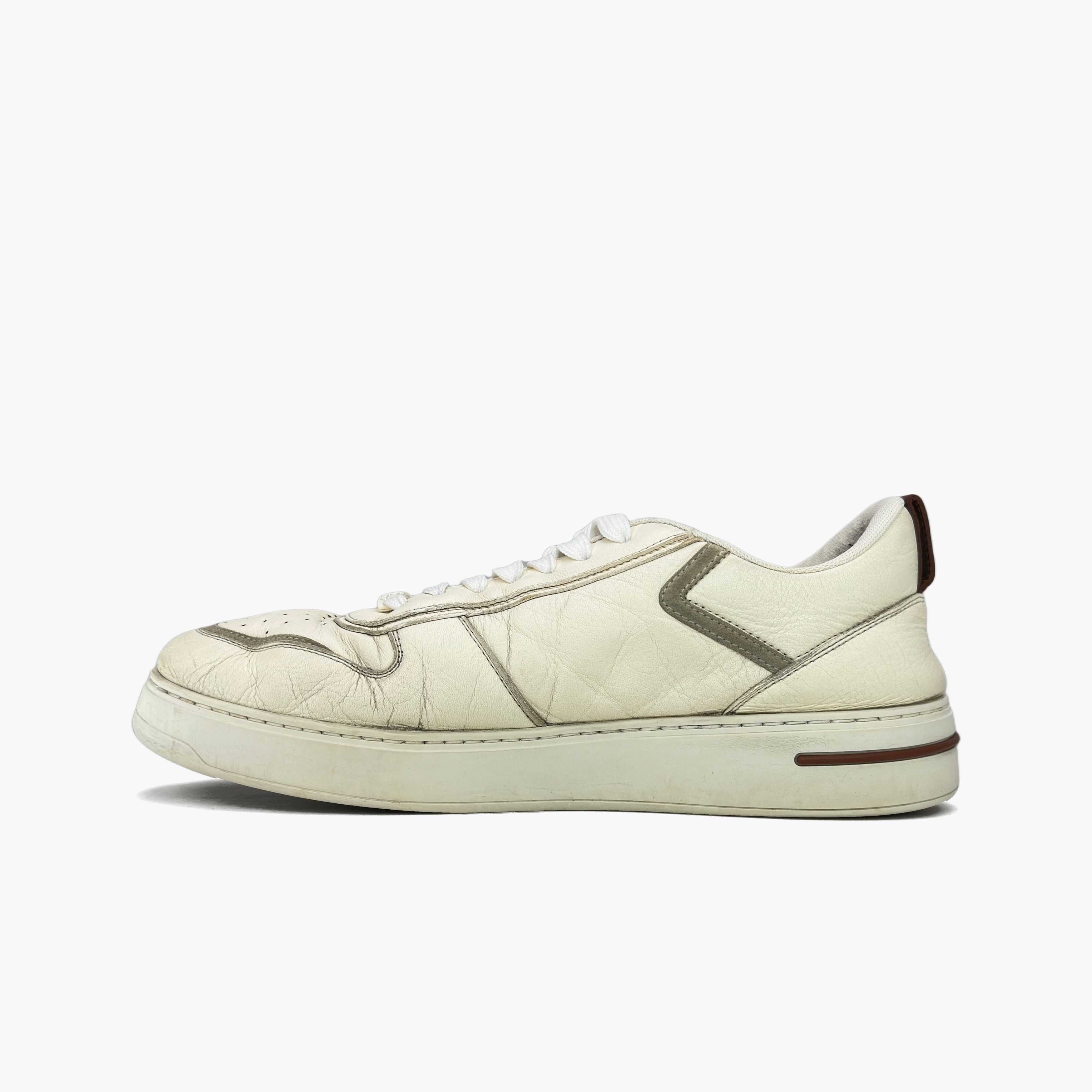 Loro Piana Loro Piana Leather Low-Top Sneakers Size 10.5 Size US 10.5 / EU 43-44 - 3 Thumbnail