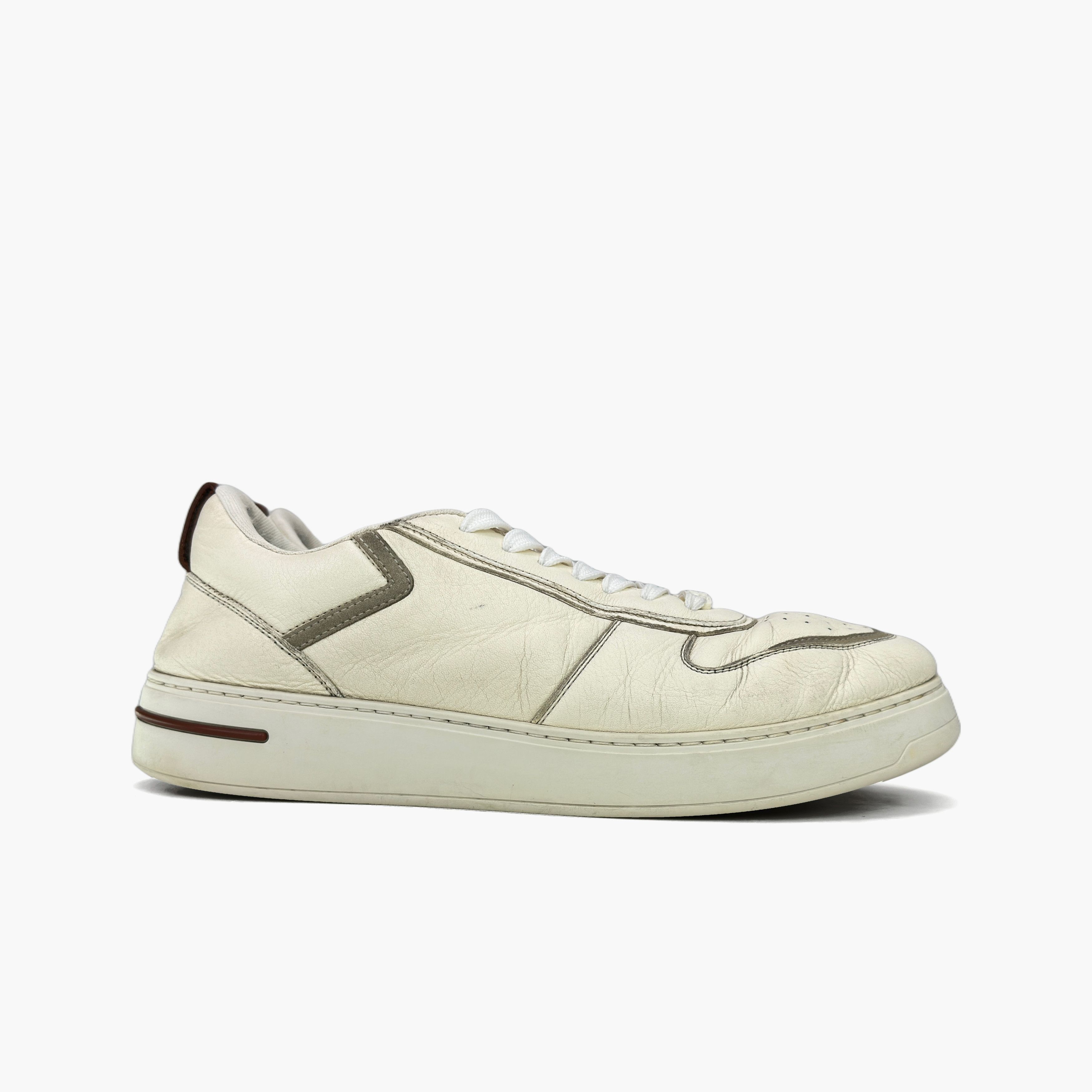 Loro Piana Loro Piana Leather Low-Top Sneakers Size 10.5 Size US 10.5 / EU 43-44 - 4 Thumbnail