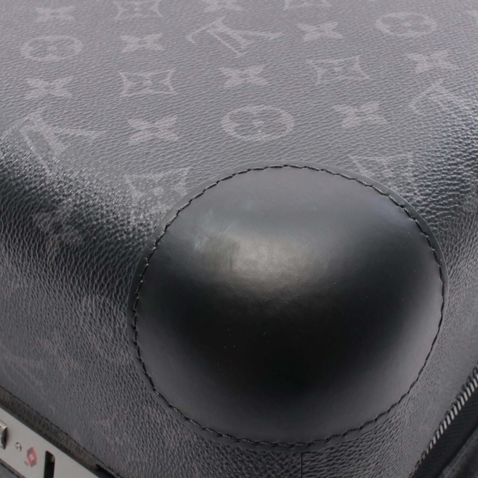 Louis Vuitton Louis Vuitton Louis Vuitton Horizon 55 Monogram Eclipse Coated Canvas Suitcase Textile Travel Bag M23002 DUTY FREE for USA Size ONE SIZE - 7 Thumbnail