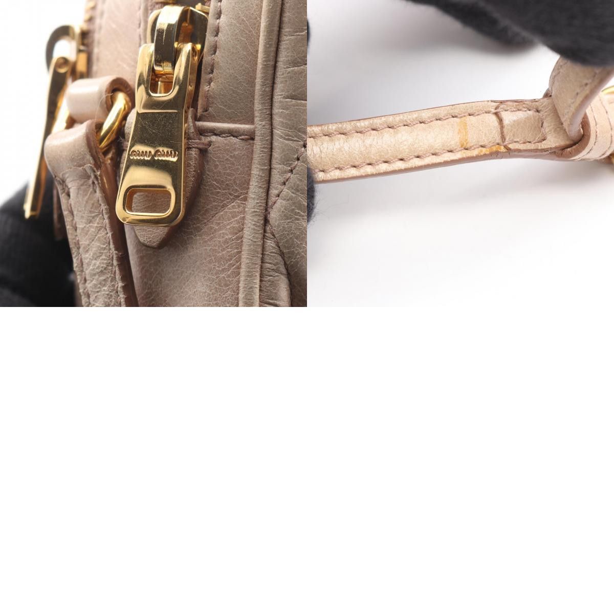 Miu Miu Miu Miu Miu Miu Matelasse Leather Shoulder Bag Leather Shoulder Bag DUTY FREE for USA Size ONE SIZE - 10 Thumbnail