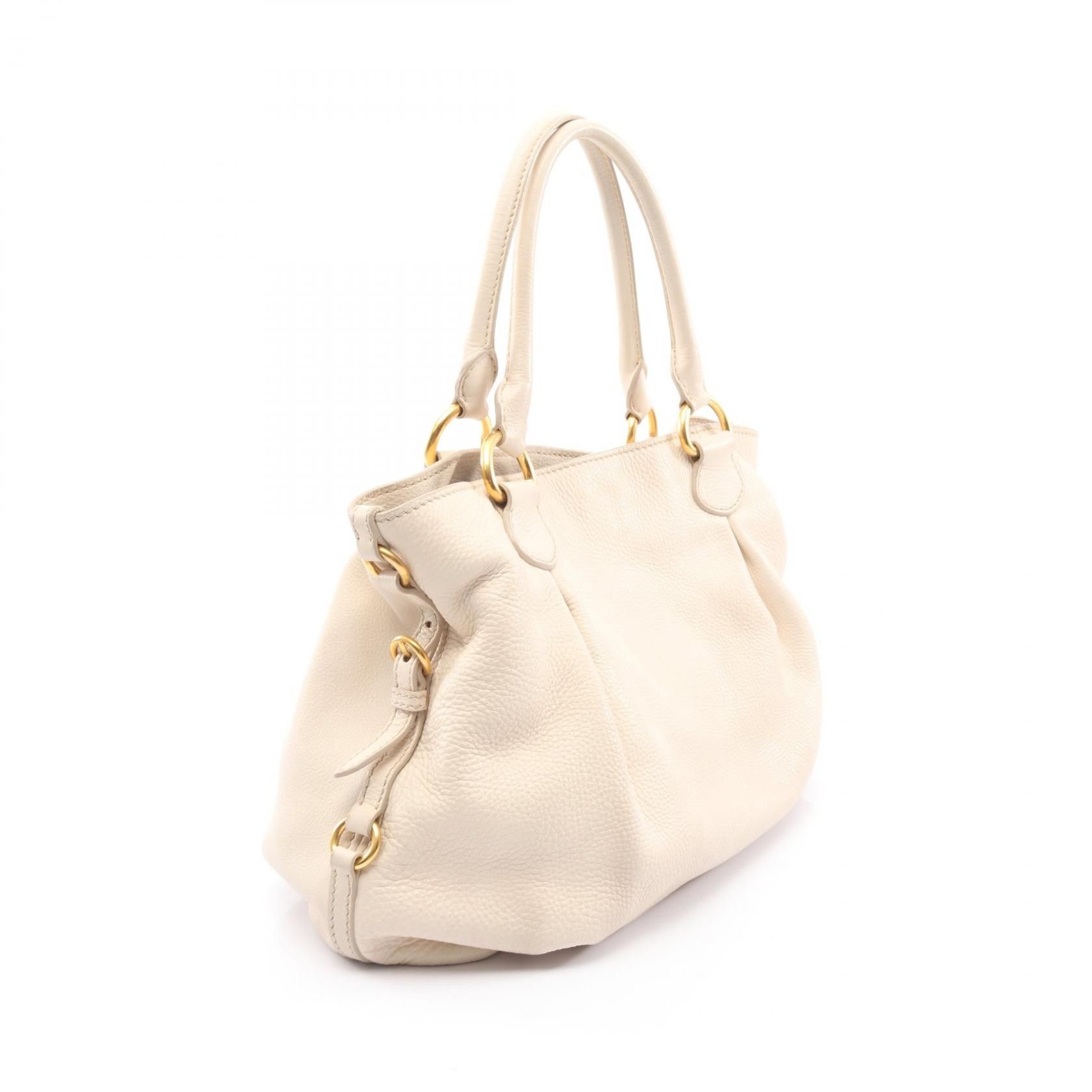 Miu Miu Miu Miu Miu Miu Leather Tote Bag Leather Tote Bag DUTY FREE for USA Size ONE SIZE - 2 Thumbnail