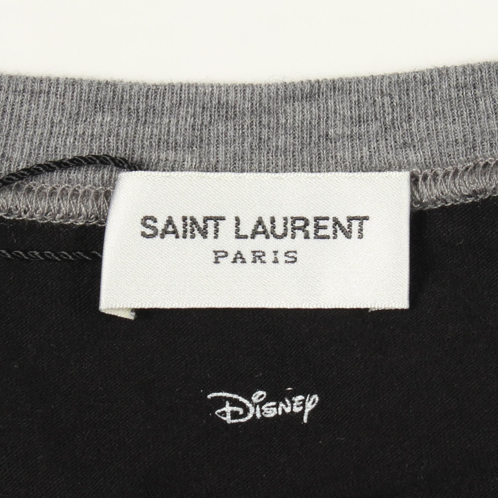 Yves Saint Laurent Yves Saint Laurent Saint Laurent Paris Cotton Long Sleeve T Shirt Textile T-Shirts DUTY FREE for USA Size ONE SIZE - 3 Thumbnail