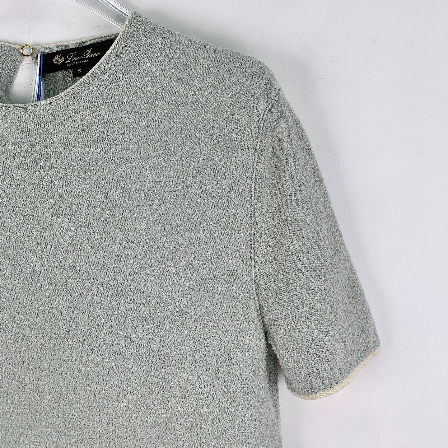 Loro Piana Loro Piana Silk Cotton Knit Short Sleeve Top Size S Size S / US 4 / IT 40 - 5 Thumbnail