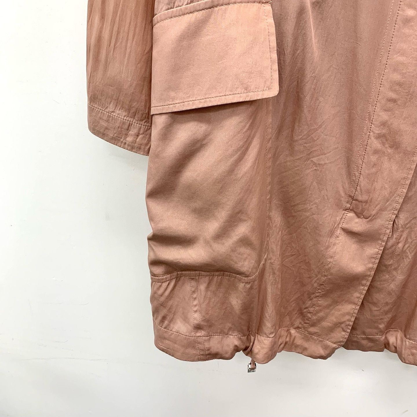 Loro Piana Loro Piana Silk Hooded Coat Size S Size S / US 4 / IT 40 - 6 Thumbnail