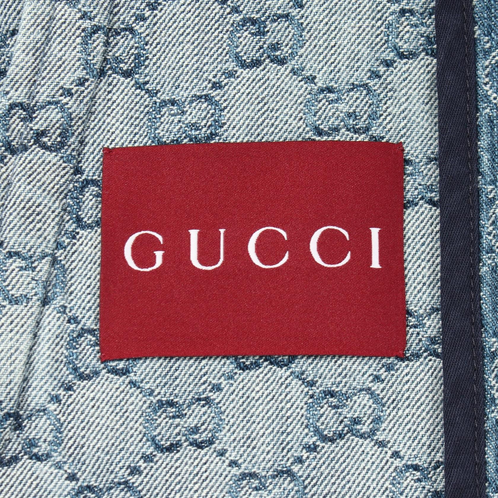 Gucci Gucci GUCCI GG Jacquard Cotton Top Textile Tops 788680 DUTY FREE for USA Size ONE SIZE - 3 Thumbnail