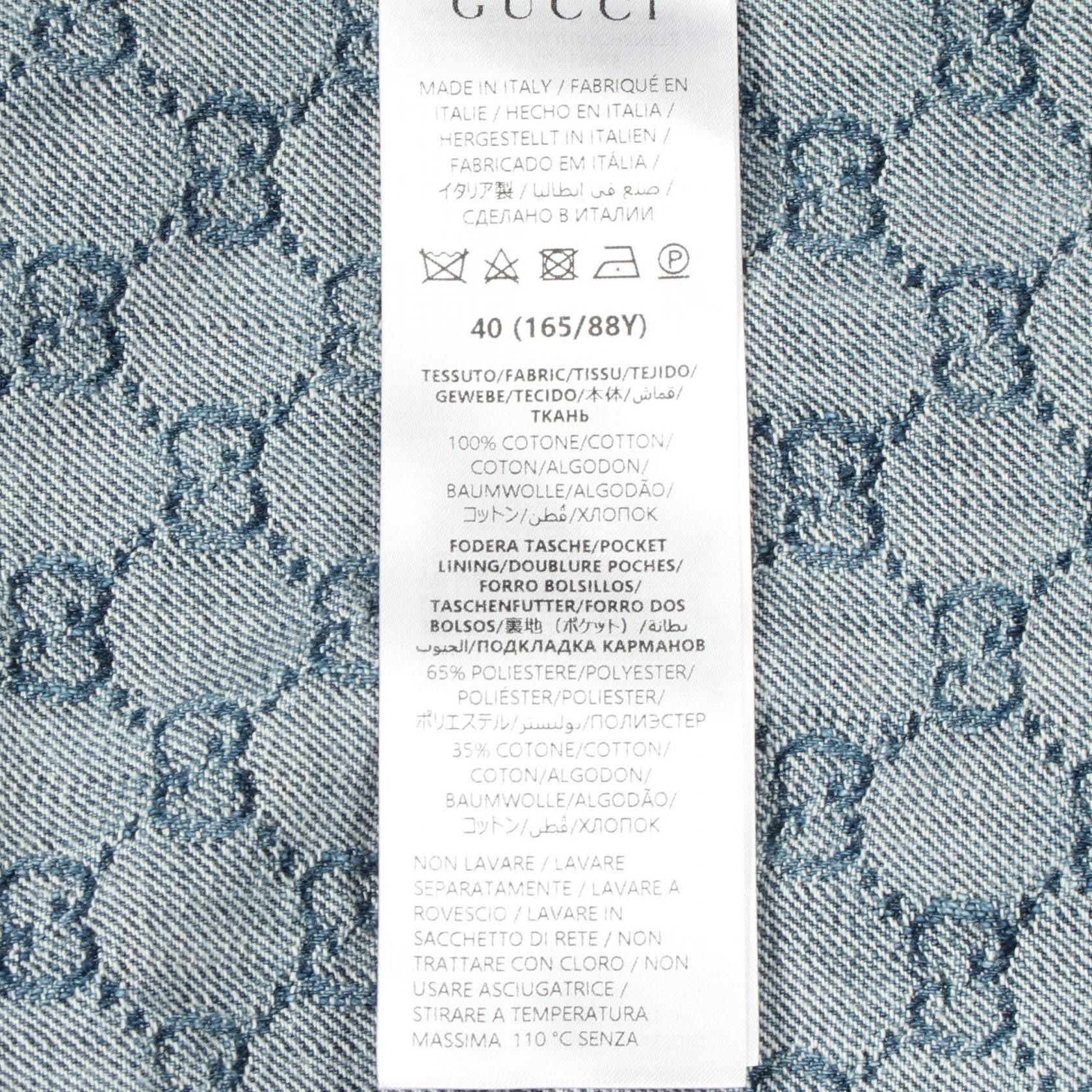 Gucci Gucci GUCCI GG Jacquard Cotton Top Textile Tops 788680 DUTY FREE for USA Size ONE SIZE - 5 Thumbnail