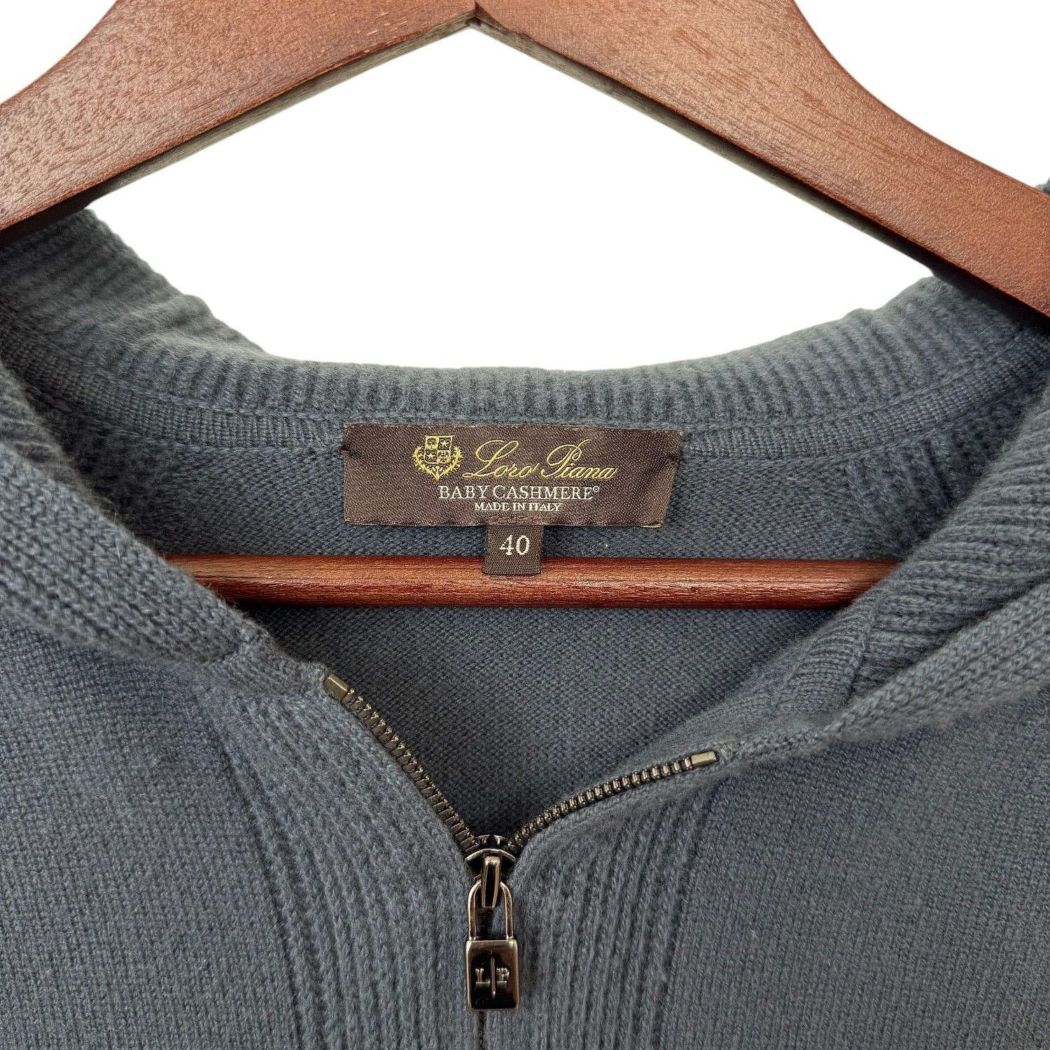 Loro Piana Loro Piana Baby Cashmere Zip Hoodie Size 40 Size S / US 4 / IT 40 - 3 Thumbnail