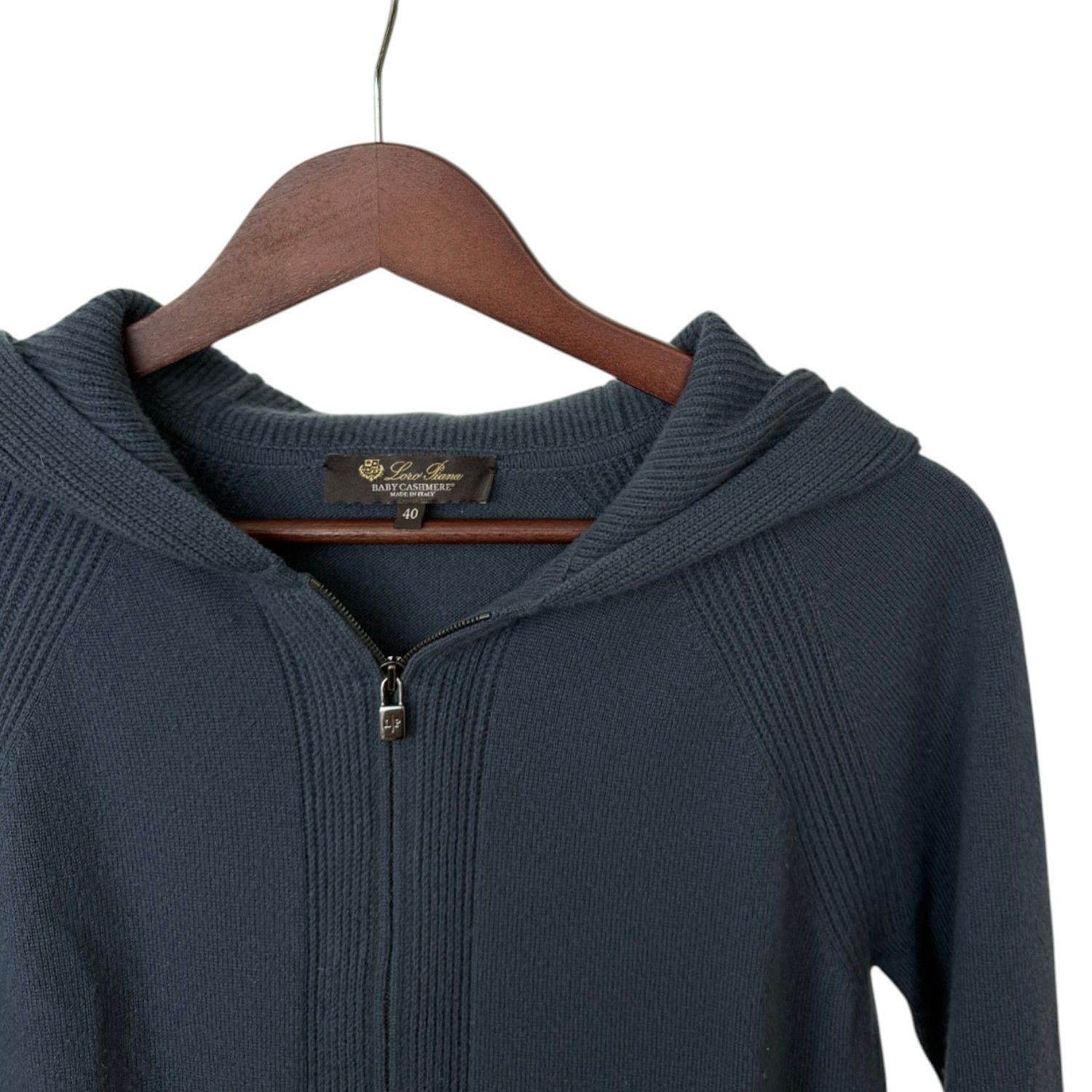 Loro Piana Loro Piana Baby Cashmere Zip Hoodie Size 40 Size S / US 4 / IT 40 - 10 Thumbnail