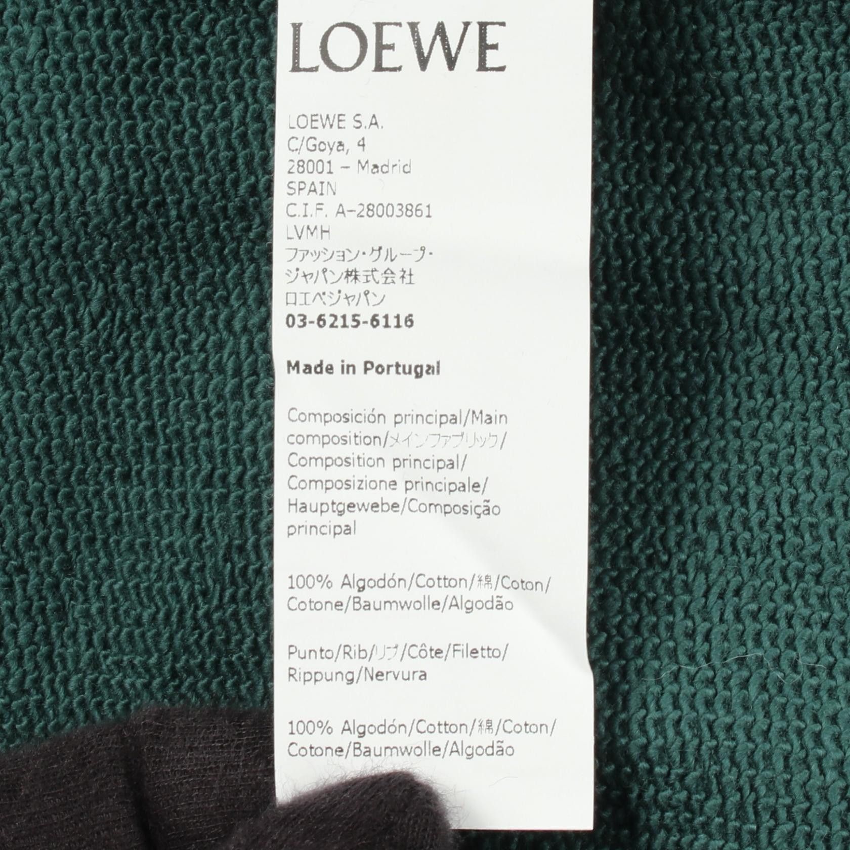 Loewe Loewe Loewe Anagram Embroidery Cotton Sweatshirt Textile Sweatshirts & Hoodies DUTY FREE for USA Size ONE SIZE - 4 Thumbnail