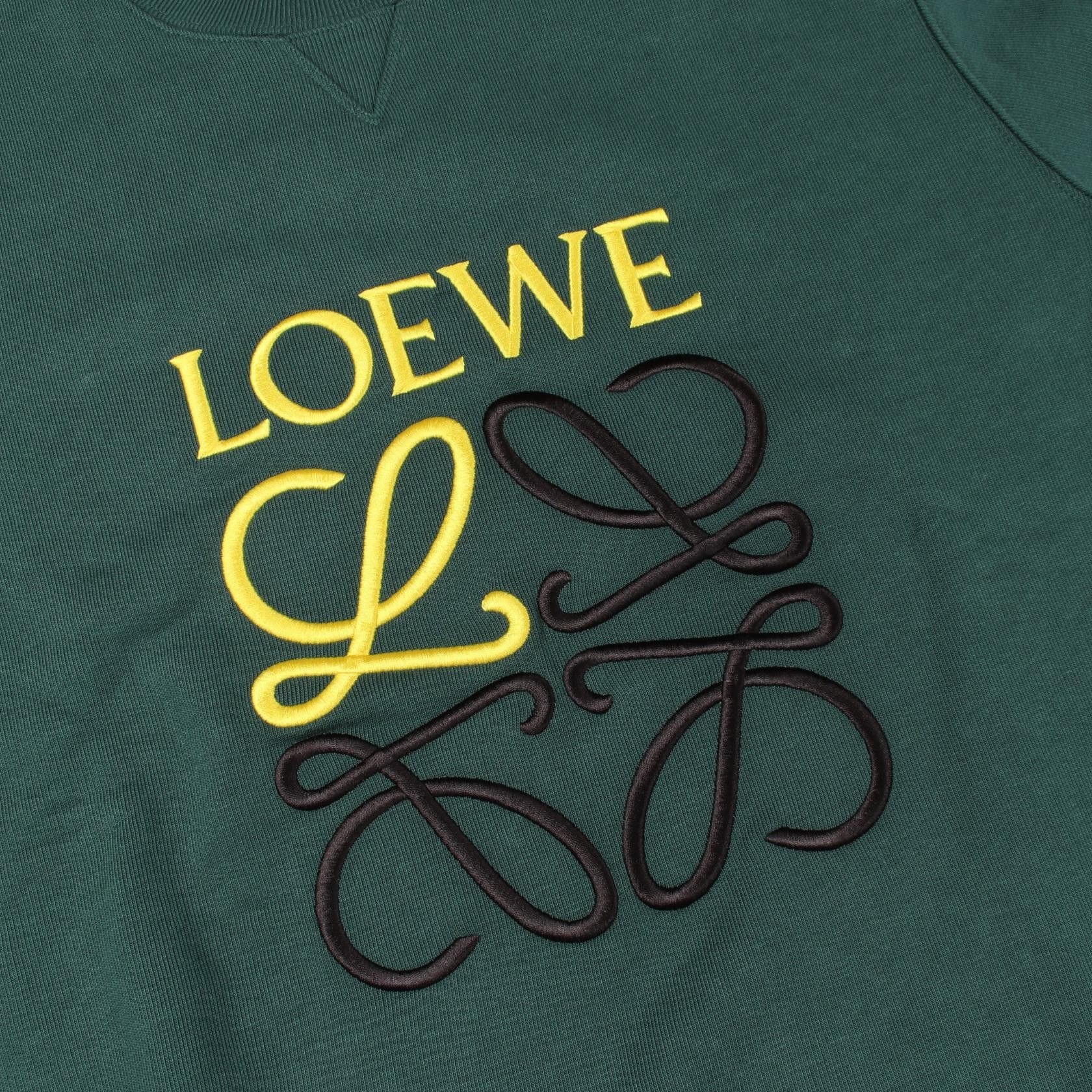 Loewe Loewe Loewe Anagram Embroidery Cotton Sweatshirt Textile Sweatshirts & Hoodies DUTY FREE for USA Size ONE SIZE - 5 Thumbnail