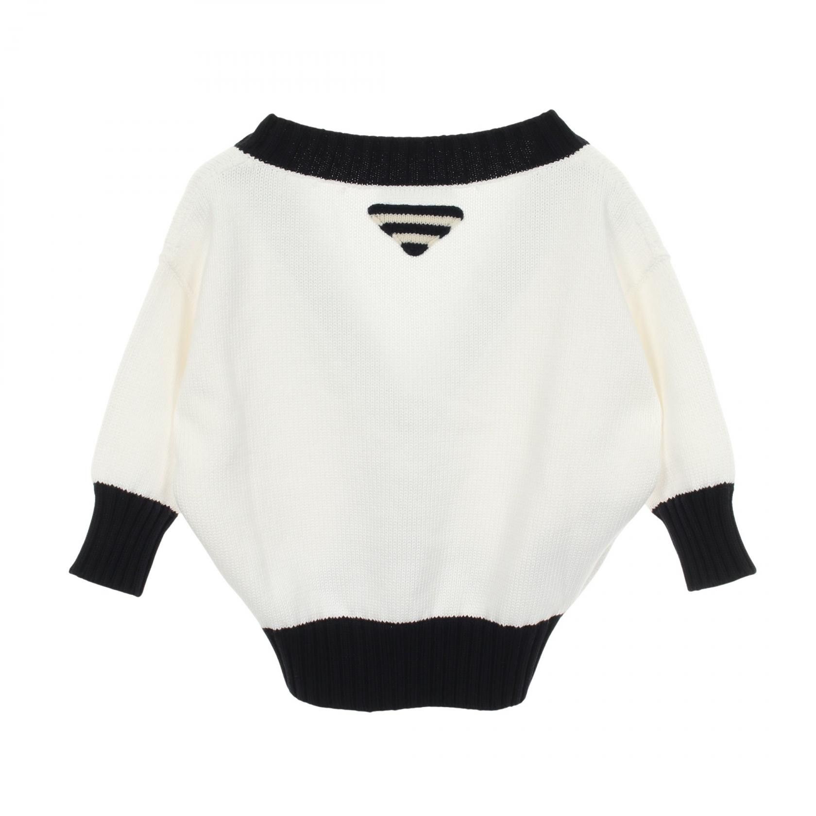 Prada Prada Prada Cotton Cardigan Textile Tops P25N54 DUTY FREE for USA Size ONE SIZE - 2 Thumbnail