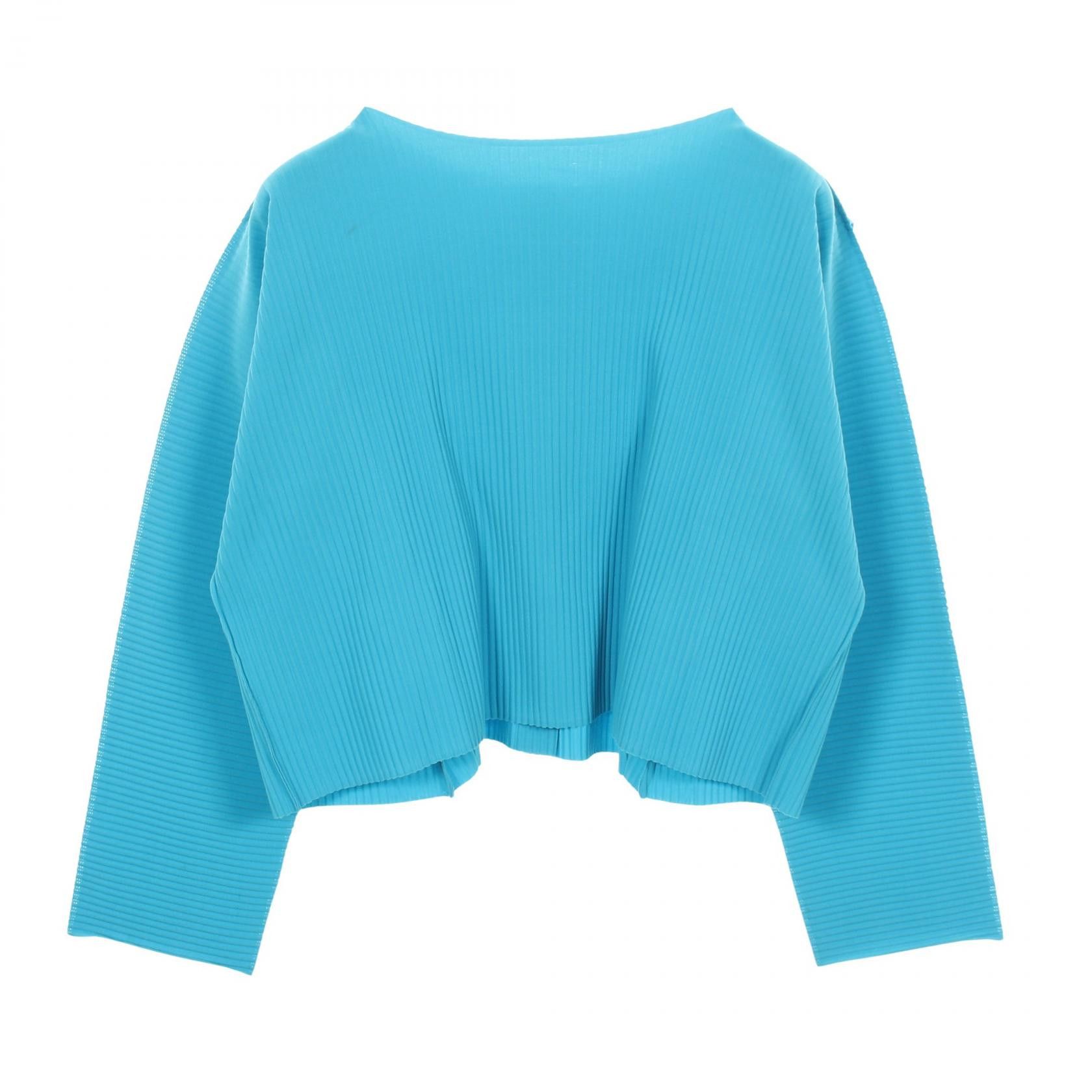 Issey Miyake Issey Miyake me ISSEY MIYAKE Pleated Polyester Cardigan Textile Tops DUTY FREE for USA Size ONE SIZE - 2 Thumbnail