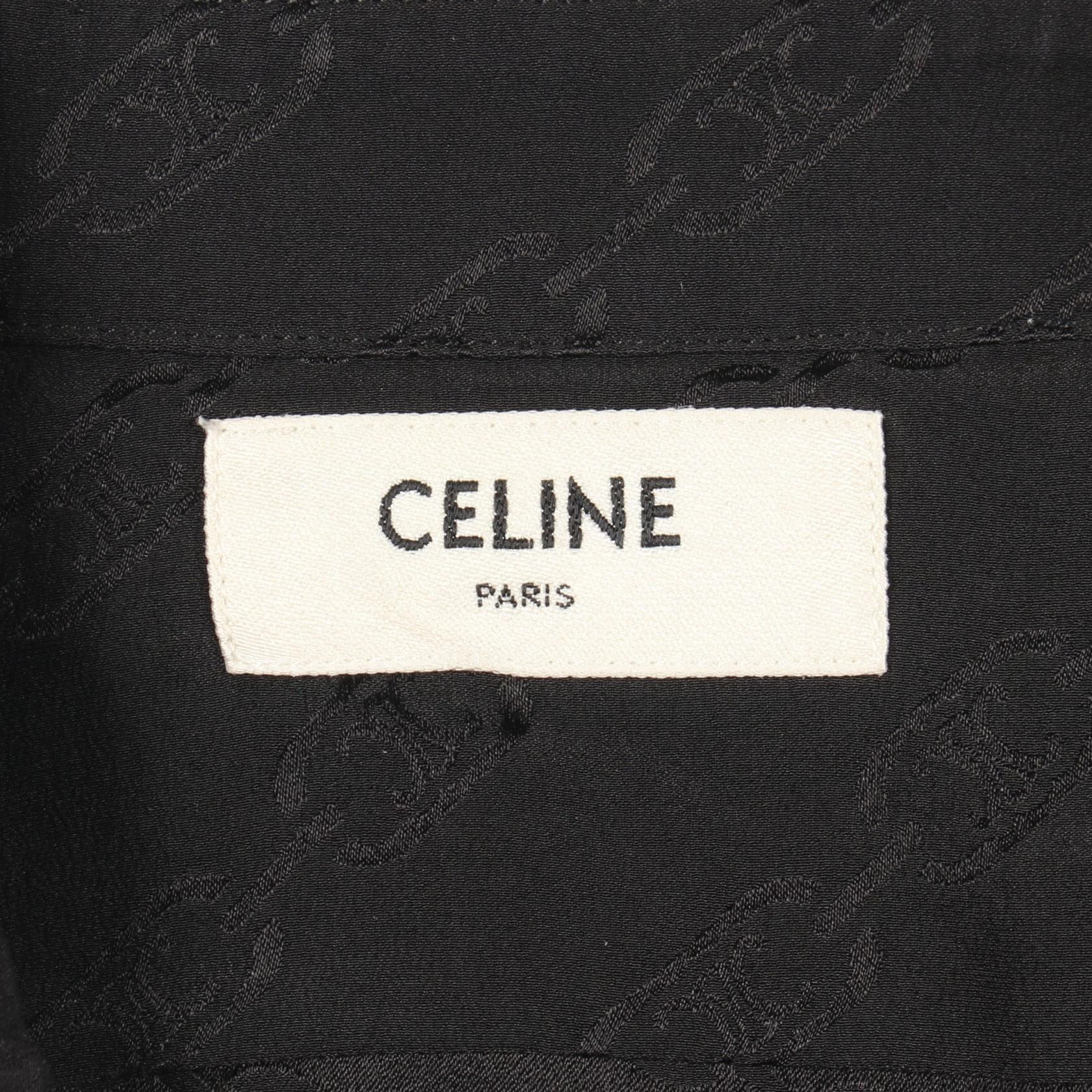 Celine Celine CELINE Triomphe Chain Print Silk Top Textile Tops DUTY FREE for USA Size ONE SIZE - 3 Thumbnail