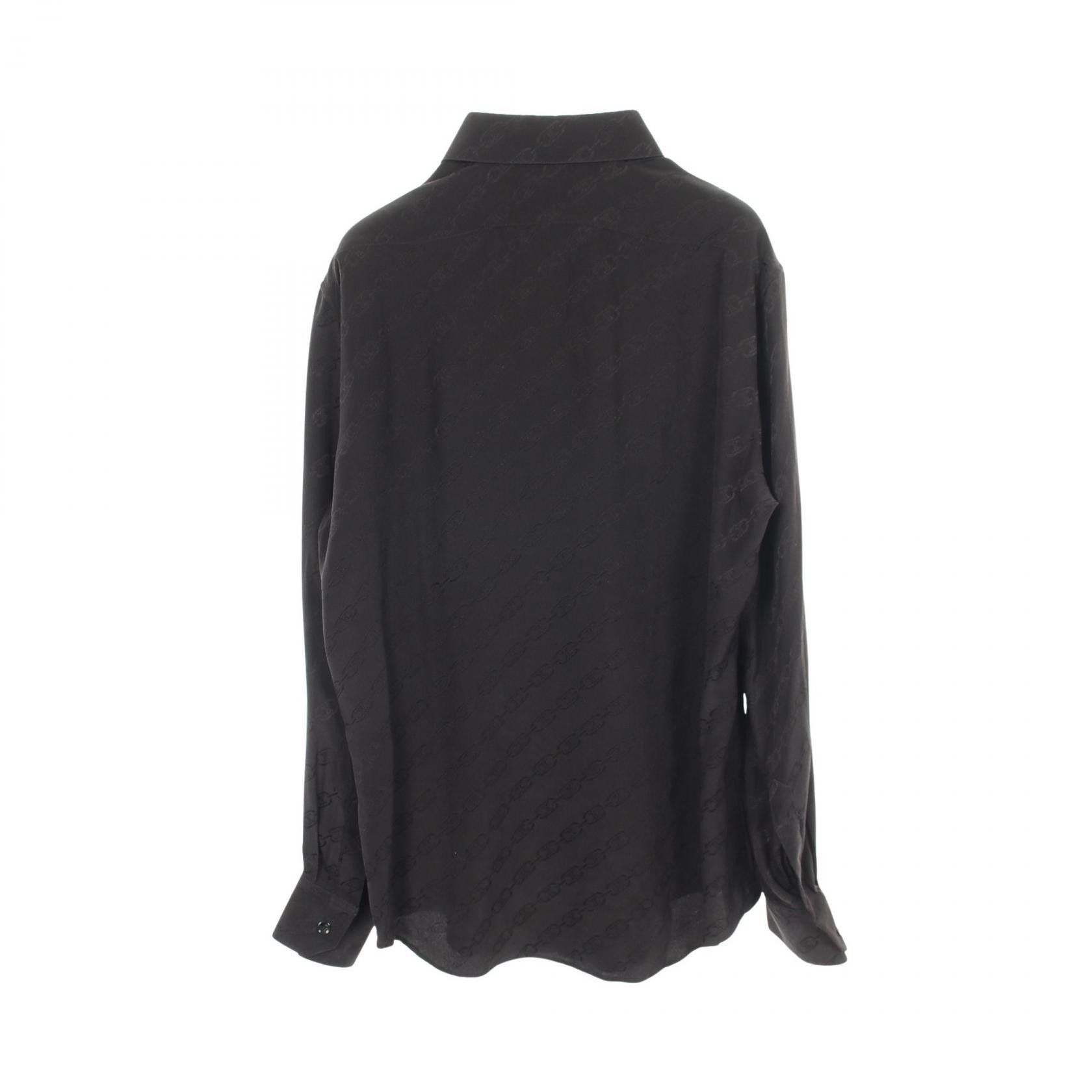 Celine Celine CELINE Triomphe Chain Print Silk Top Textile Tops DUTY FREE for USA Size ONE SIZE - 2 Thumbnail