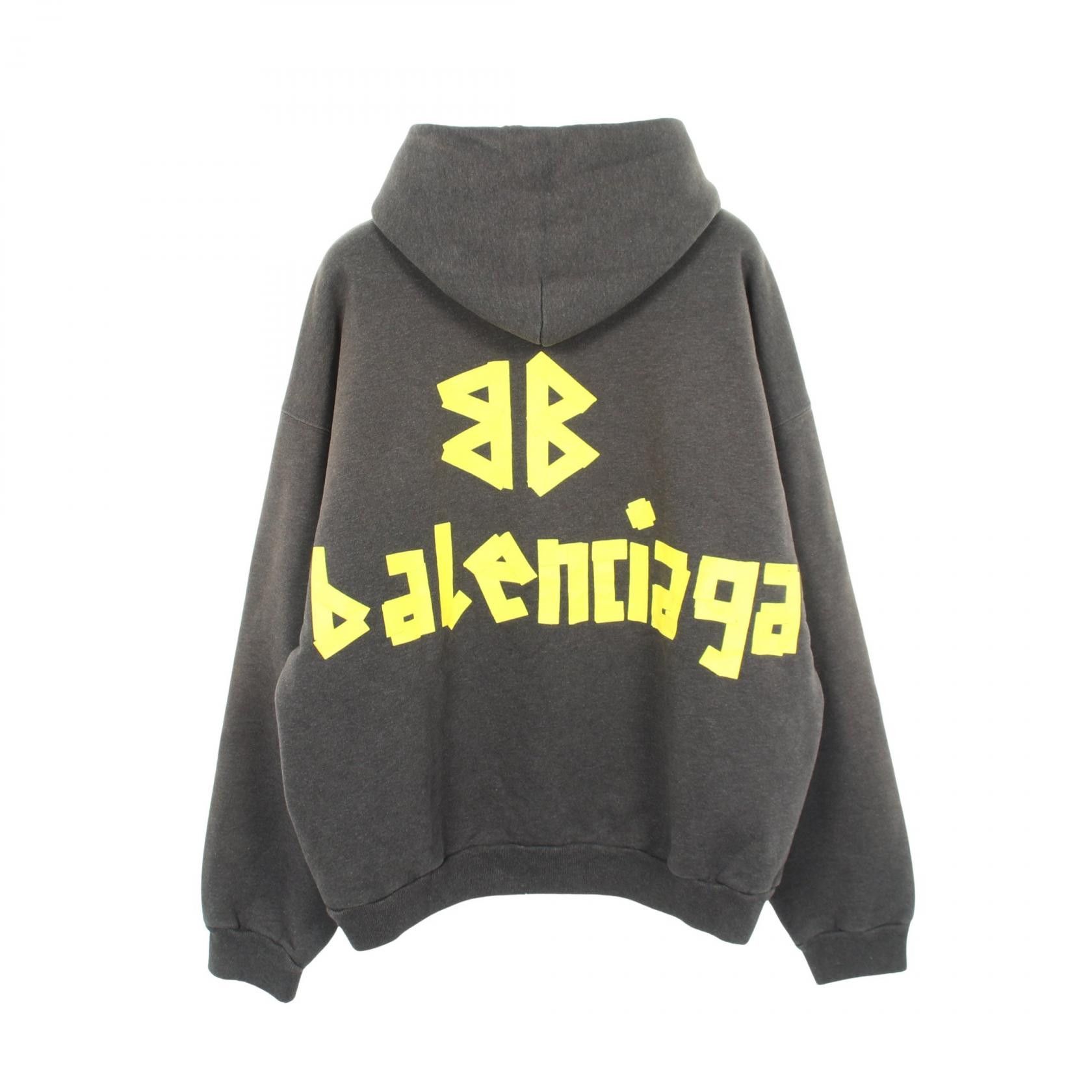 Balenciaga Balenciaga Balenciaga TAPE TYPE RIPPED POCKET HOODIE Cotton Hoodie Textile Sweatshirts & Hoodies 744190 DUTY FREE for USA Size ONE SIZE - 2 Thumbnail
