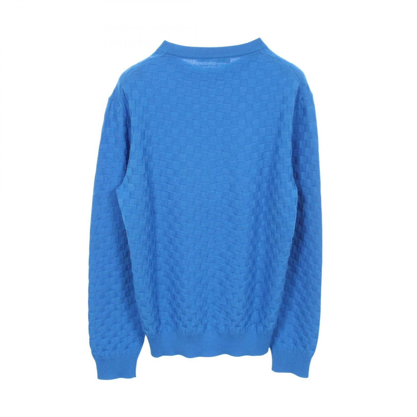 Louis Vuitton Louis Vuitton Louis Vuitton Damier Wool Knit Textile Tops RM231QVORHJN40W DUTY FREE for USA Size ONE SIZE - 2 Thumbnail