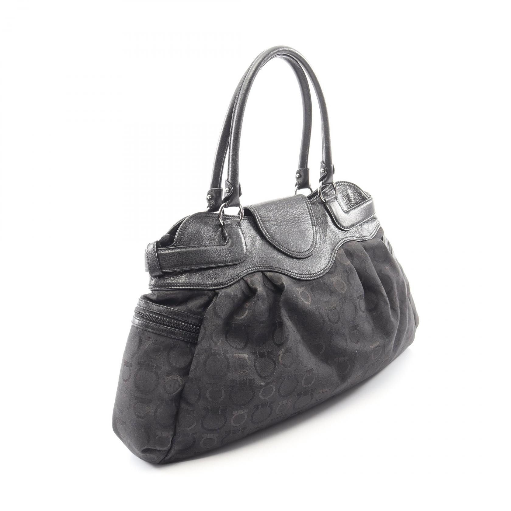 Salvatore Ferragamo Salvatore Ferragamo Salvatore Ferragamo Canvas Leather Tote Bag Leather Tote Bag 216327 DUTY FREE for USA Size ONE SIZE - 2 Thumbnail