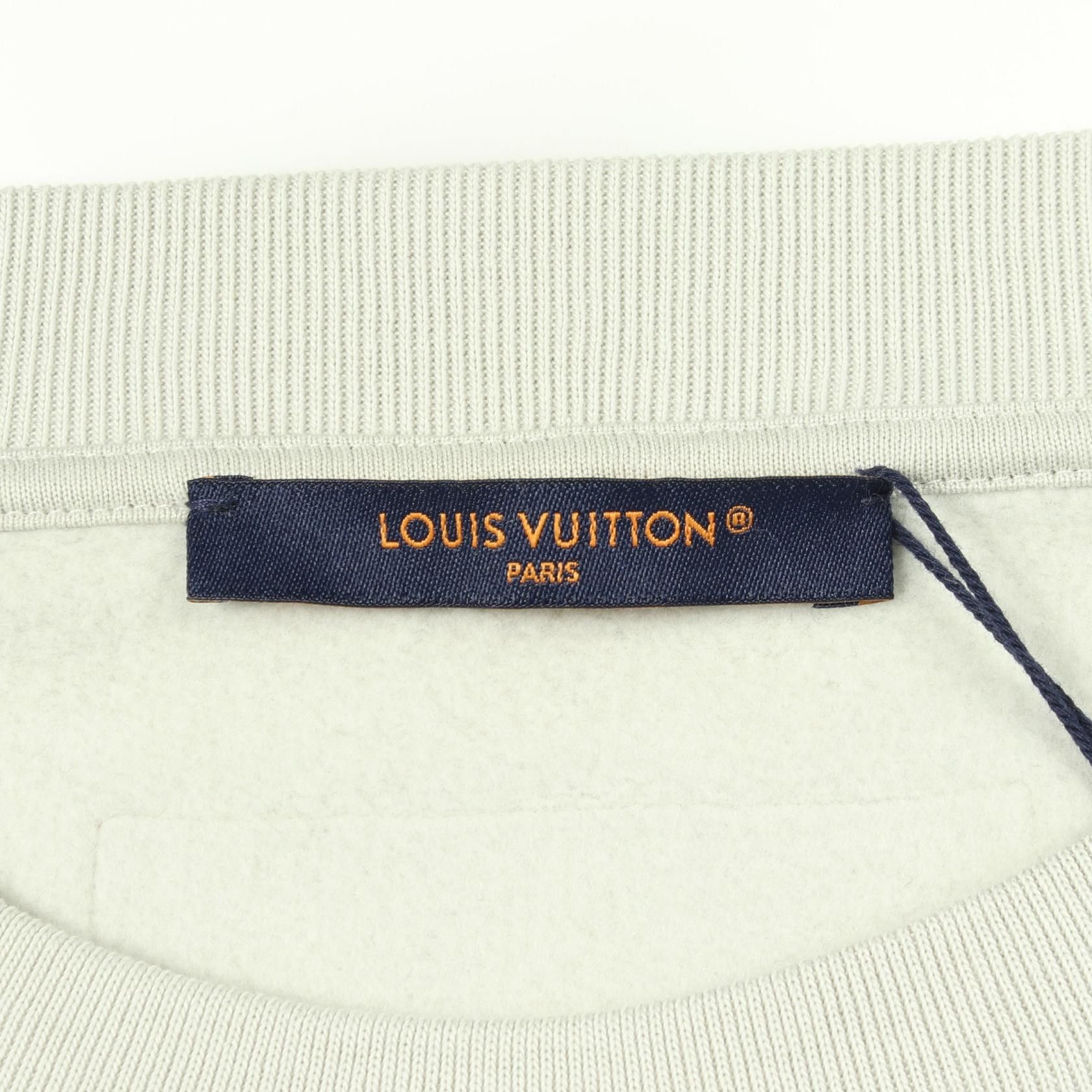 Louis Vuitton Louis Vuitton Louis Vuitton Embroidered Cotton Top Textile Sweatshirts & Hoodies DUTY FREE for USA Size ONE SIZE - 3 Thumbnail