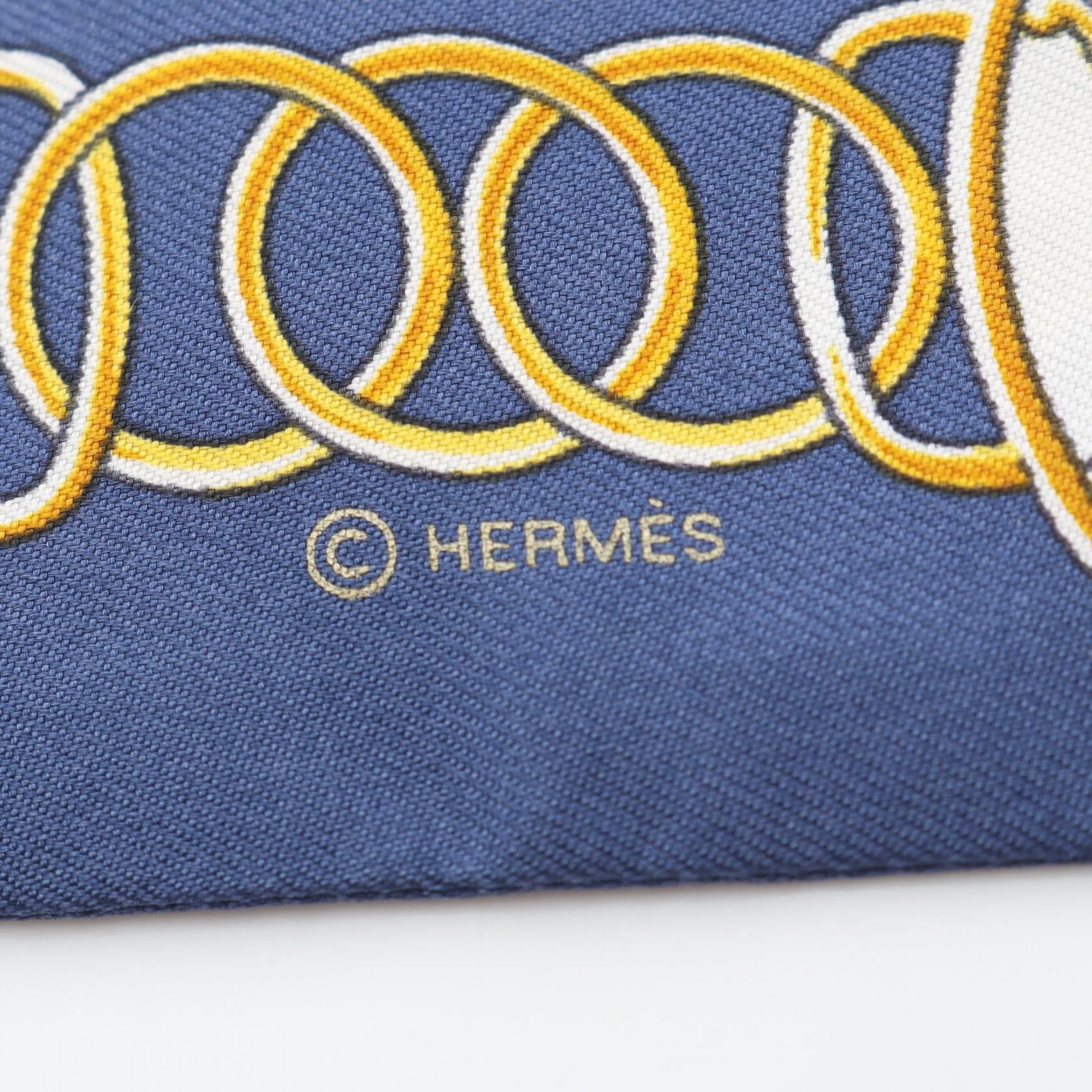Hermes Hermes Hermes Twilly Lift Profile Silk Scarf Textile Scarf DUTY FREE for USA Size ONE SIZE - 4 Thumbnail