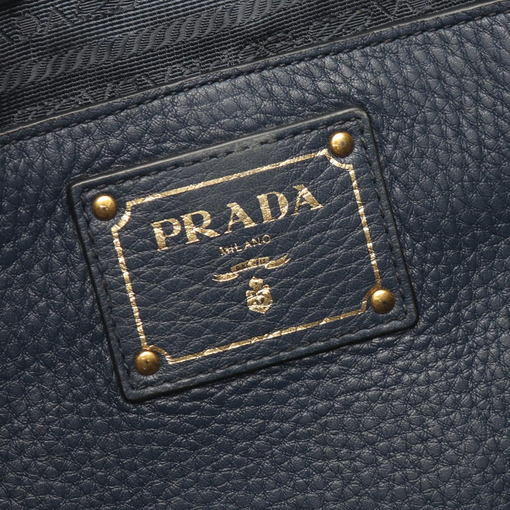 Prada Prada PRADA VITELLO PHENIX Leather Tote Bag Leather Tote Bag 1BG865 DUTY FREE for USA Size ONE SIZE - 4 Thumbnail