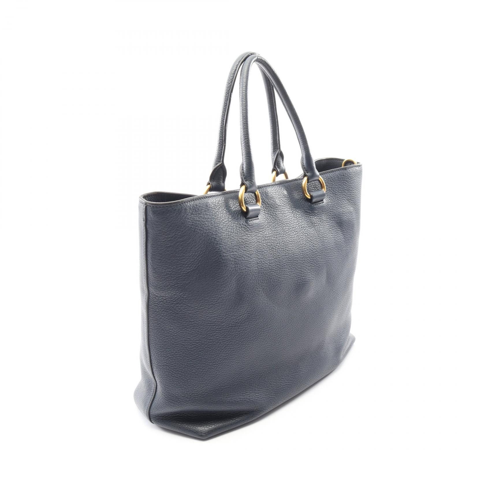 Prada Prada PRADA VITELLO PHENIX Leather Tote Bag Leather Tote Bag 1BG865 DUTY FREE for USA Size ONE SIZE - 2 Thumbnail