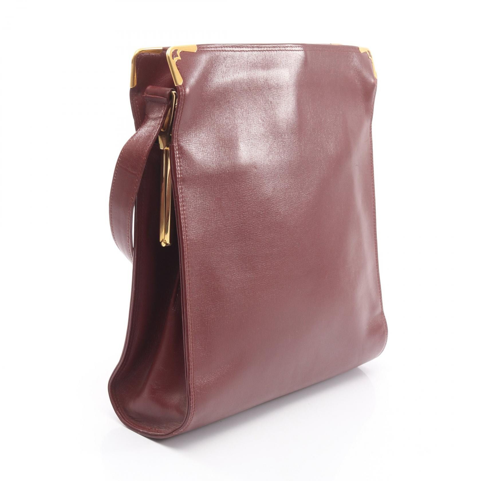 Cartier Cartier Cartier Must Line Leather Shoulder Bag Leather Shoulder Bag DUTY FREE for USA Size ONE SIZE - 2 Thumbnail