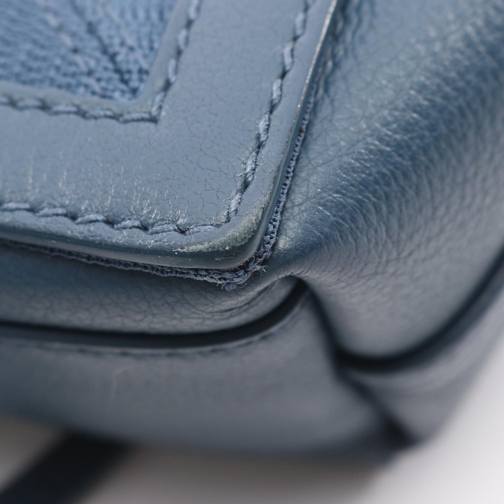 Balenciaga Balenciaga Balenciaga Navy Cabas leather canvas 2way handbag Leather Handbag 390346 DUTY FREE for USA Size ONE SIZE - 5 Thumbnail