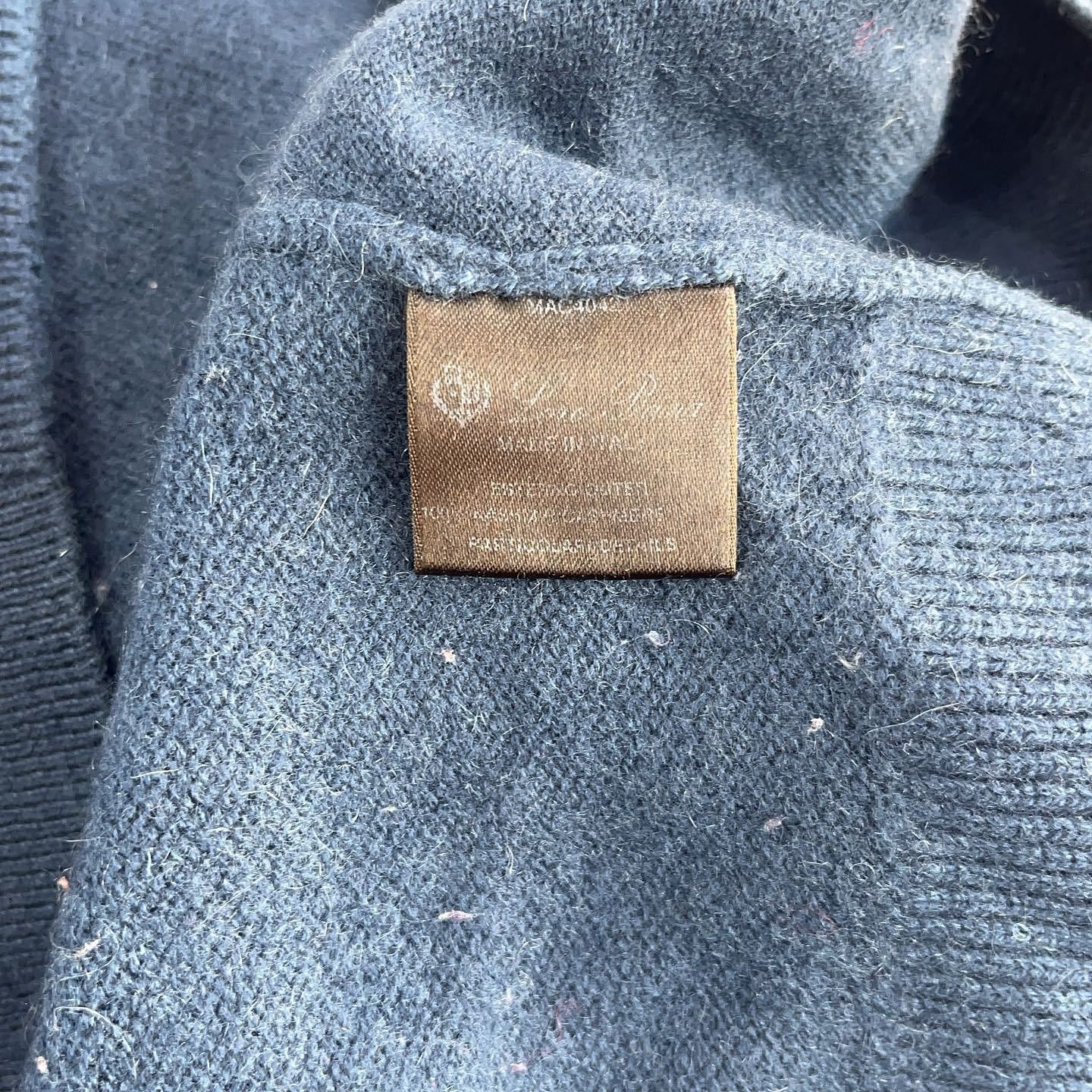 Loro Piana Loro Piana Cashmere Knit Sweater Blue Size XXS Size US S / EU 44-46 / 1 - 4 Thumbnail
