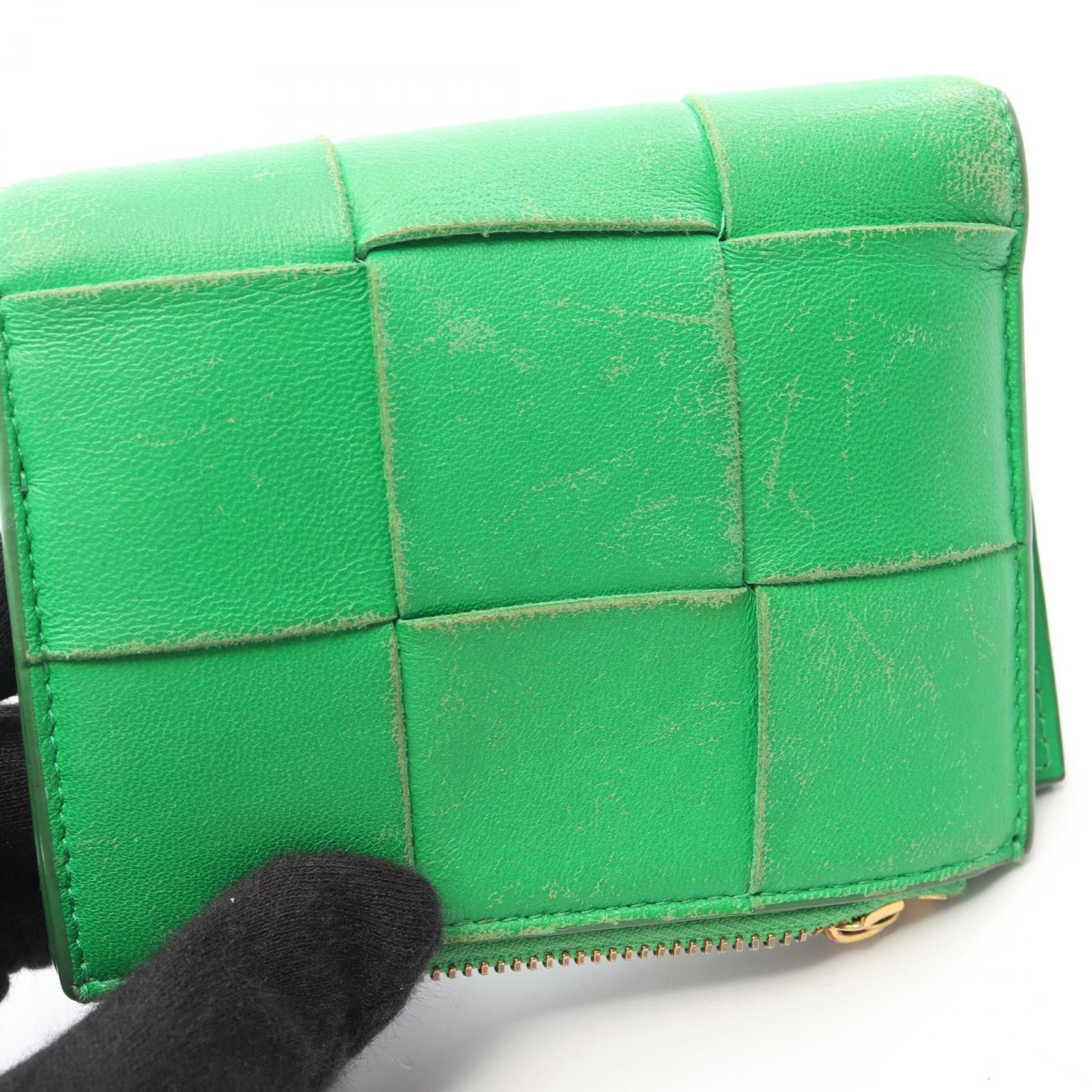 Bottega Veneta Bottega Veneta Bottega Veneta Cassette Leather Wallet Leather Short Wallet 742698 DUTY FREE for USA Size ONE SIZE - 9 Thumbnail