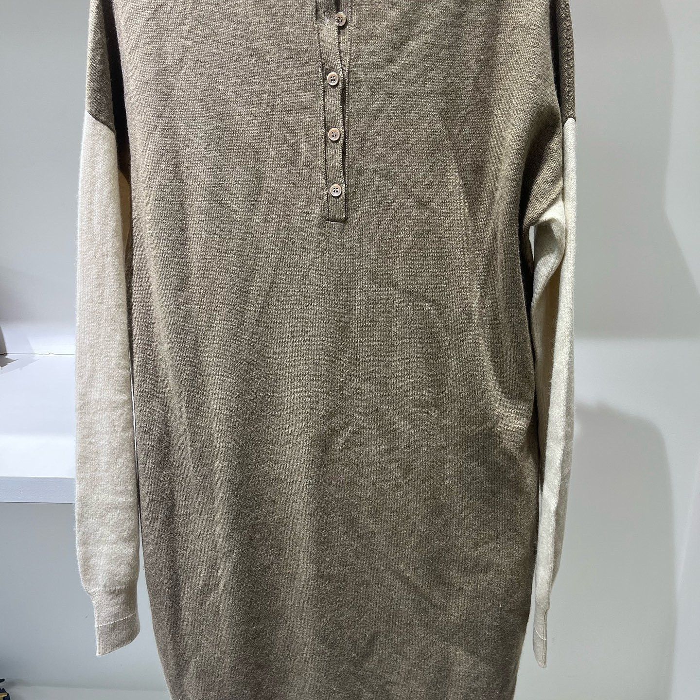 Loro Piana Loro Piana Baby Cashmere Colorblock Dress Size 40 Size S / US 4 / IT 40 - 2 Thumbnail