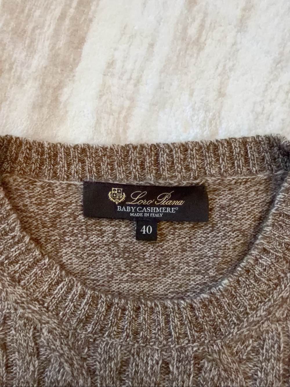 Loro Piana Loro Piana Cable Knit Cashmere Sweater Size 40 Size S / US 4 / IT 40 - 3 Thumbnail