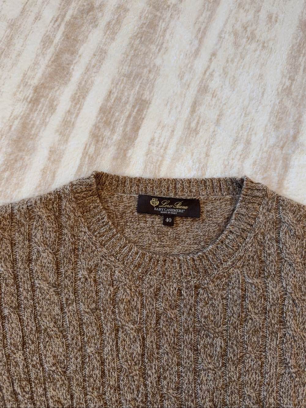 Loro Piana Loro Piana Cable Knit Cashmere Sweater Size 40 Size S / US 4 / IT 40 - 6 Thumbnail