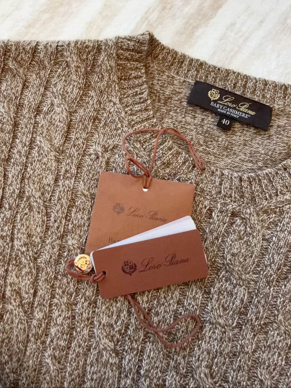 Loro Piana Loro Piana Cable Knit Cashmere Sweater Size 40 Size S / US 4 / IT 40 - 8 Thumbnail