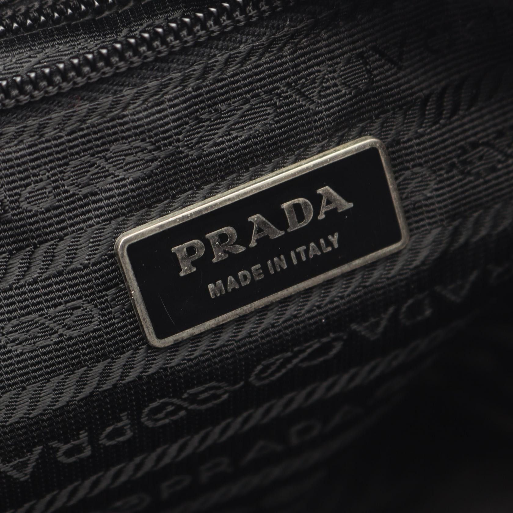 Prada Prada Prada Triangle Logo Nylon Saffiano Leather Shoulder Bag Textile Shoulder Bag DUTY FREE for USA Size ONE SIZE - 4 Thumbnail