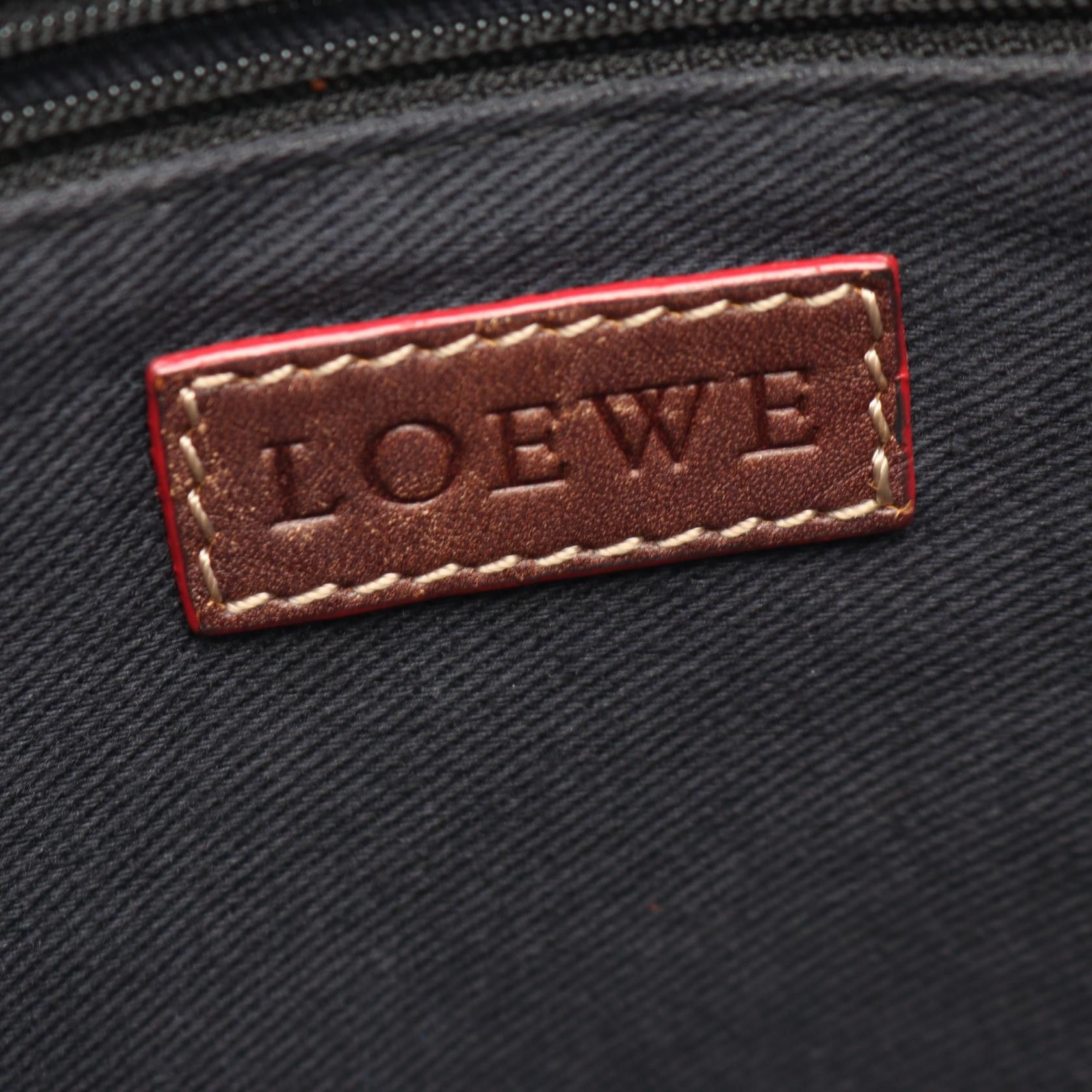 Loewe Loewe Loewe Anagram Canvas Leather Tote Bag Leather Tote Bag DUTY FREE for USA Size ONE SIZE - 4 Thumbnail