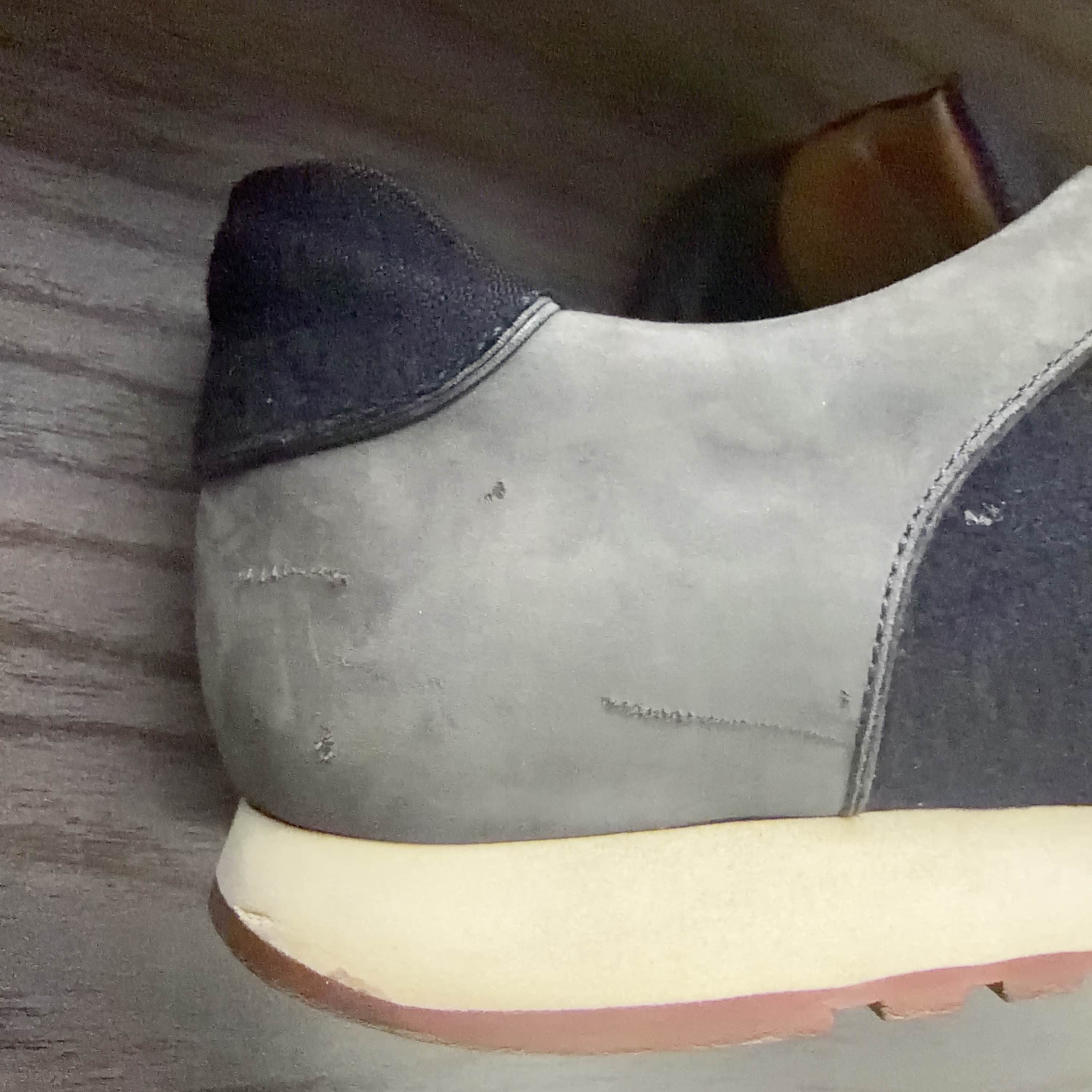 Loro Piana Loro Piana Two-Tone Suede Wool Low-Top Sneakers Size 43 Size US 10 / EU 43 - 6 Thumbnail